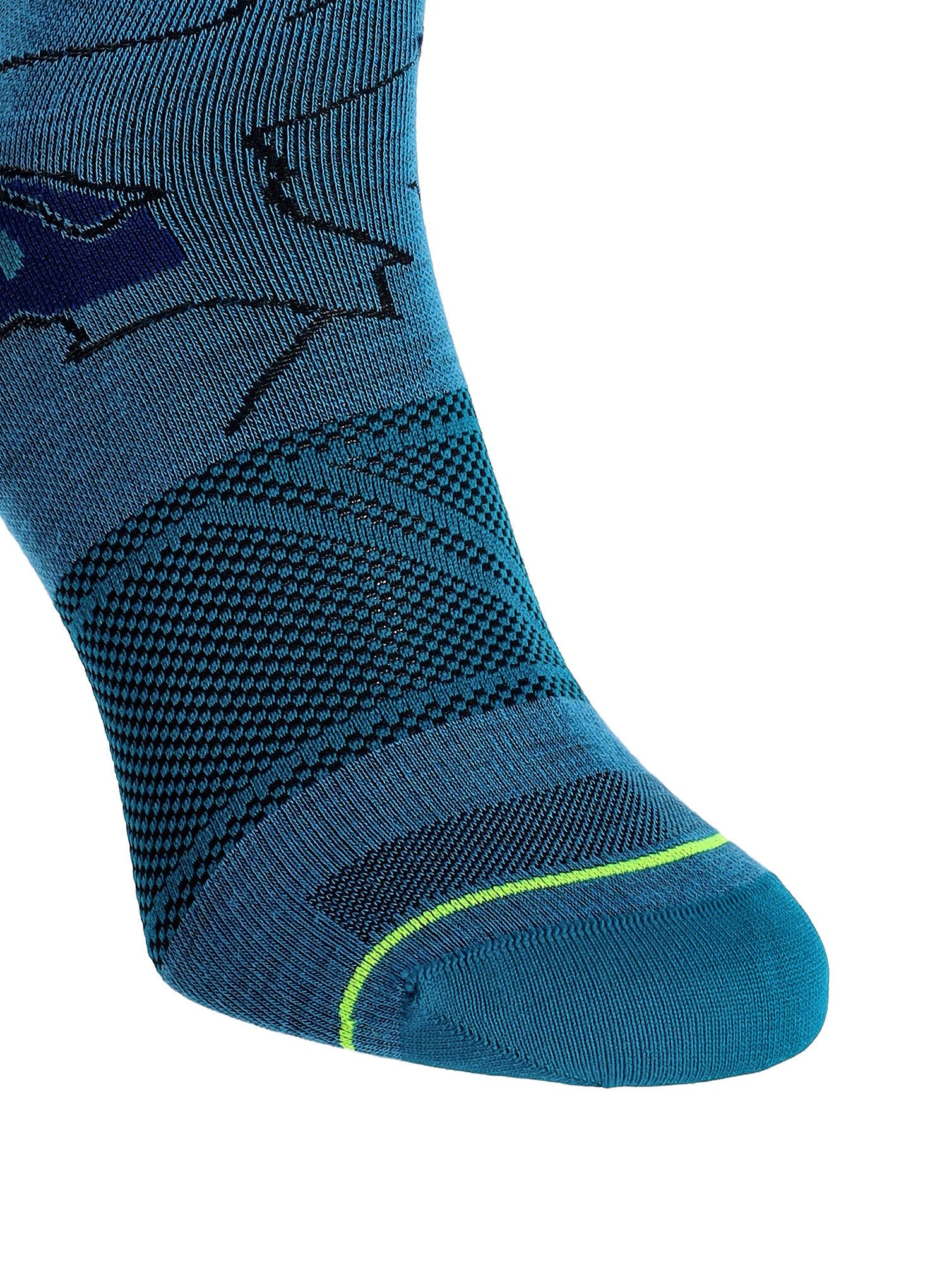 Шкарпетки з мериноса Ortovox Alpine Light Quarter Socks - mountain blue