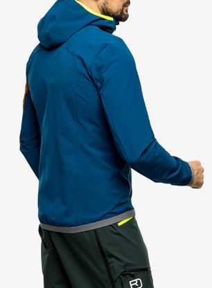Вітровка Ortovox Berrino Hooded Jacket - petrol blue