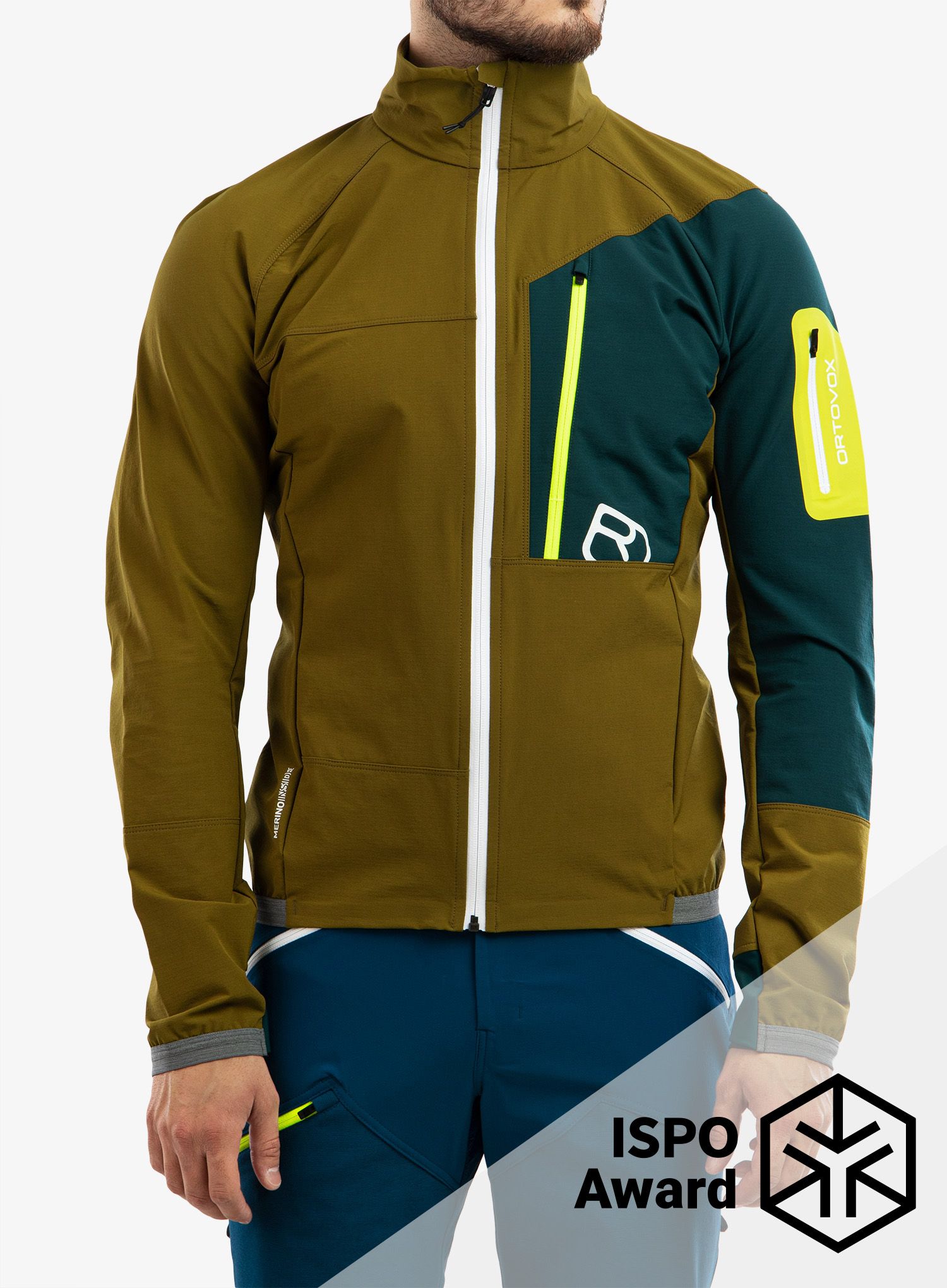 Куртка скітурингова Ortovox Berrino Jacket - green moss