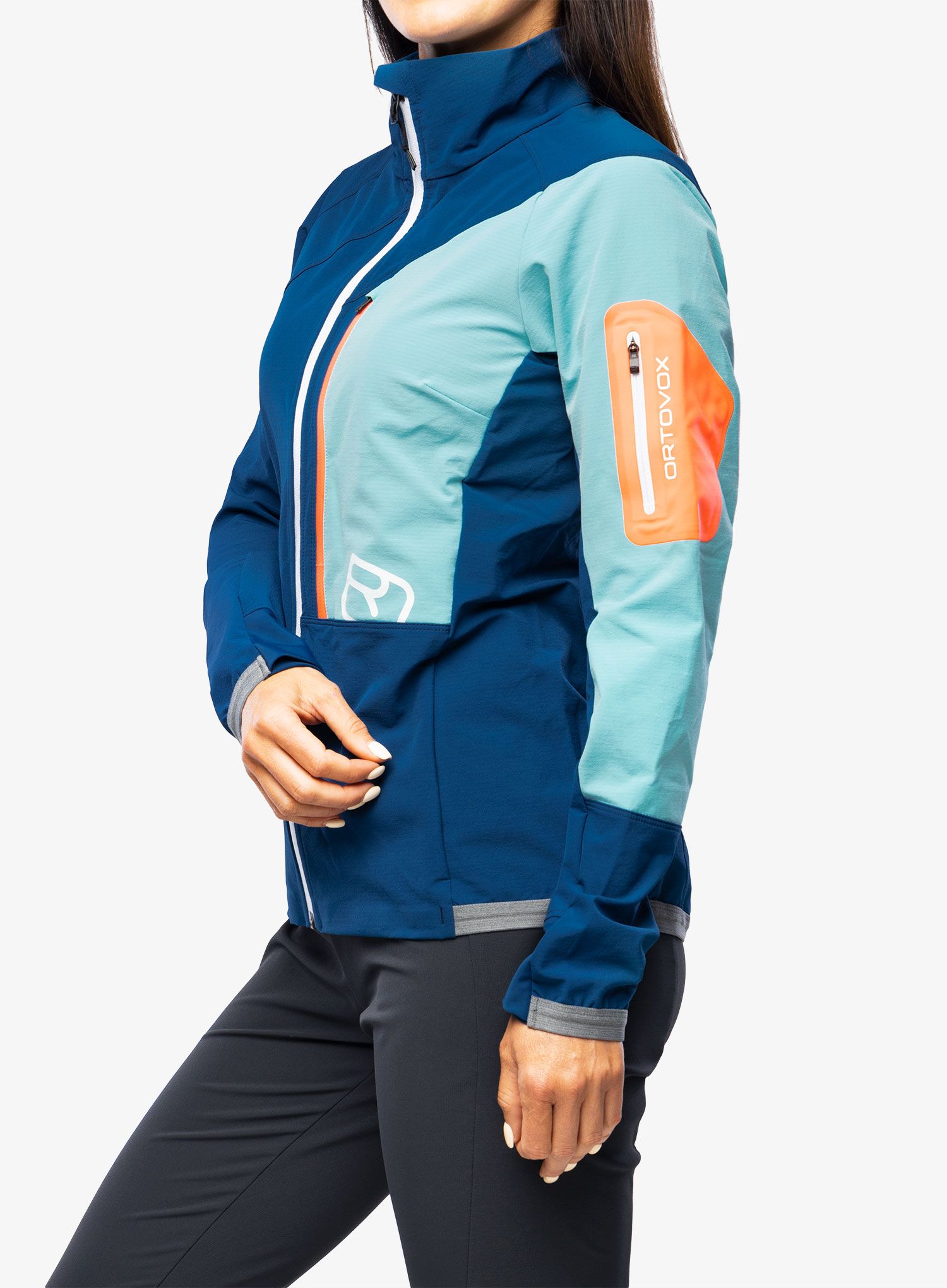 Вітровка жіноча Ortovox Berrino Jacket - petrol blue