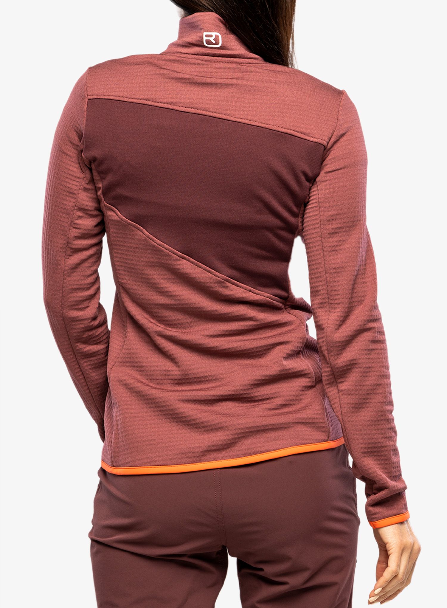 Кофта на замку жіноча Ortovox Fleece Grid Jacket - mountain rose