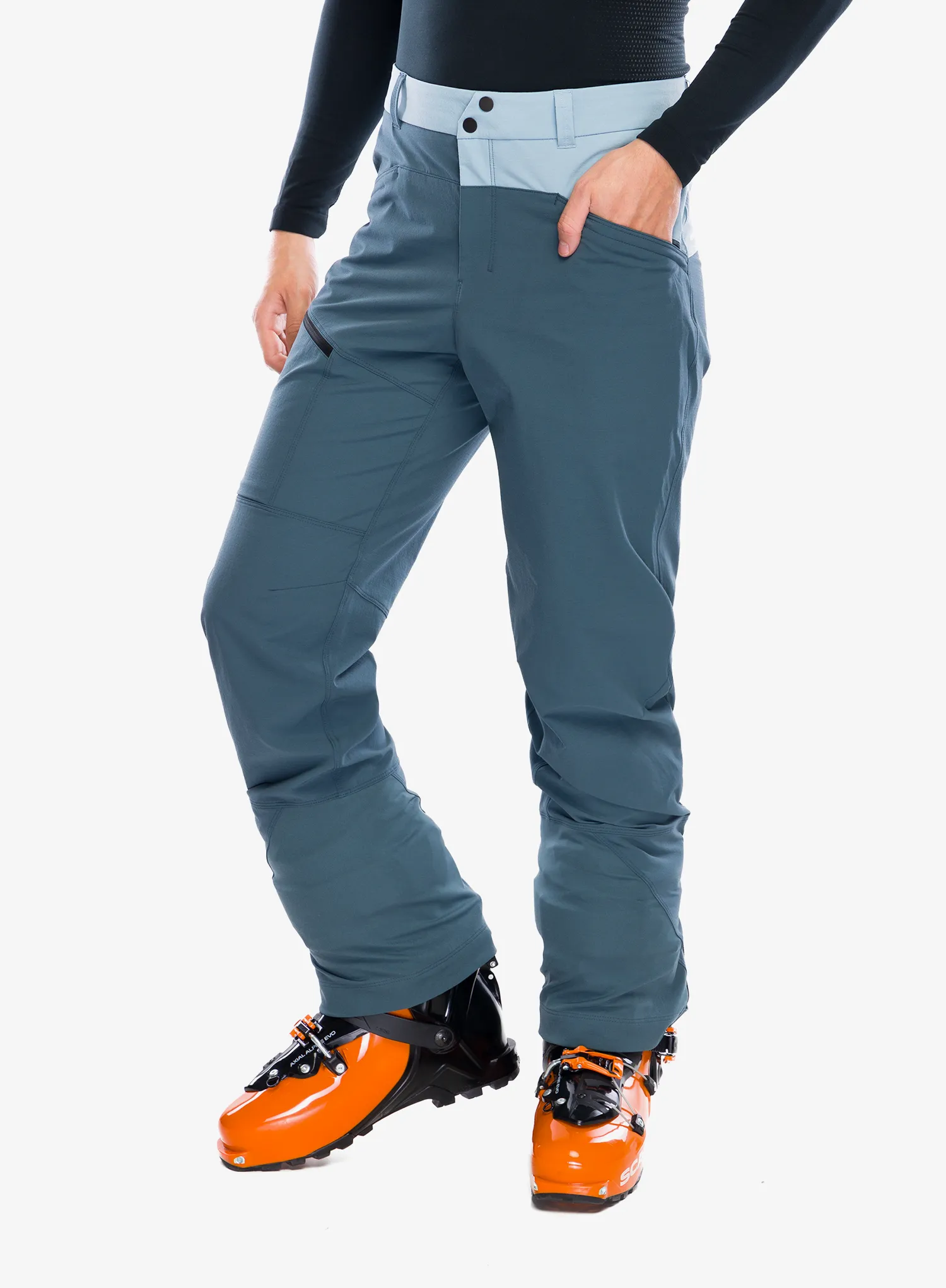 Штани softshell Ortovox Mondeval Pants - dark arctic grey