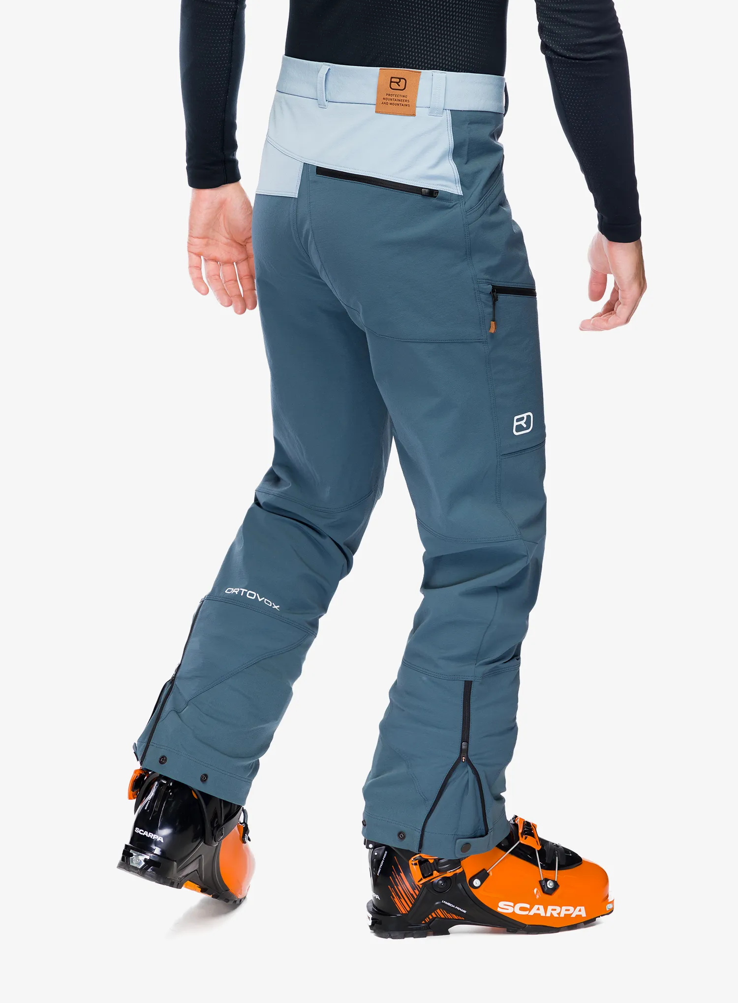 Штани softshell Ortovox Mondeval Pants - dark arctic grey