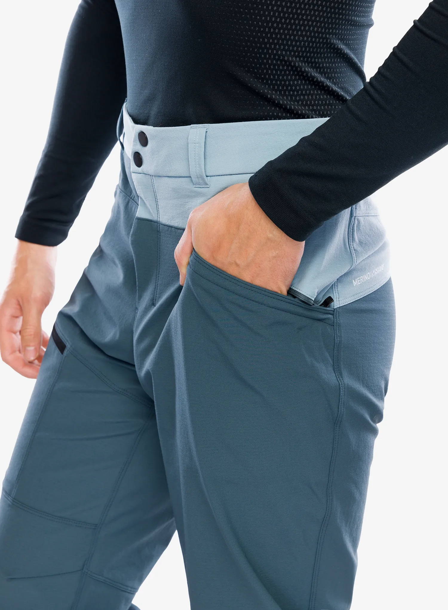 Штани softshell Ortovox Mondeval Pants - dark arctic grey