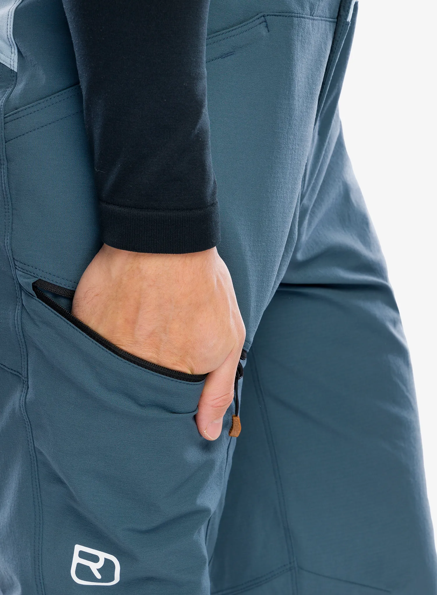 Штани softshell Ortovox Mondeval Pants - dark arctic grey