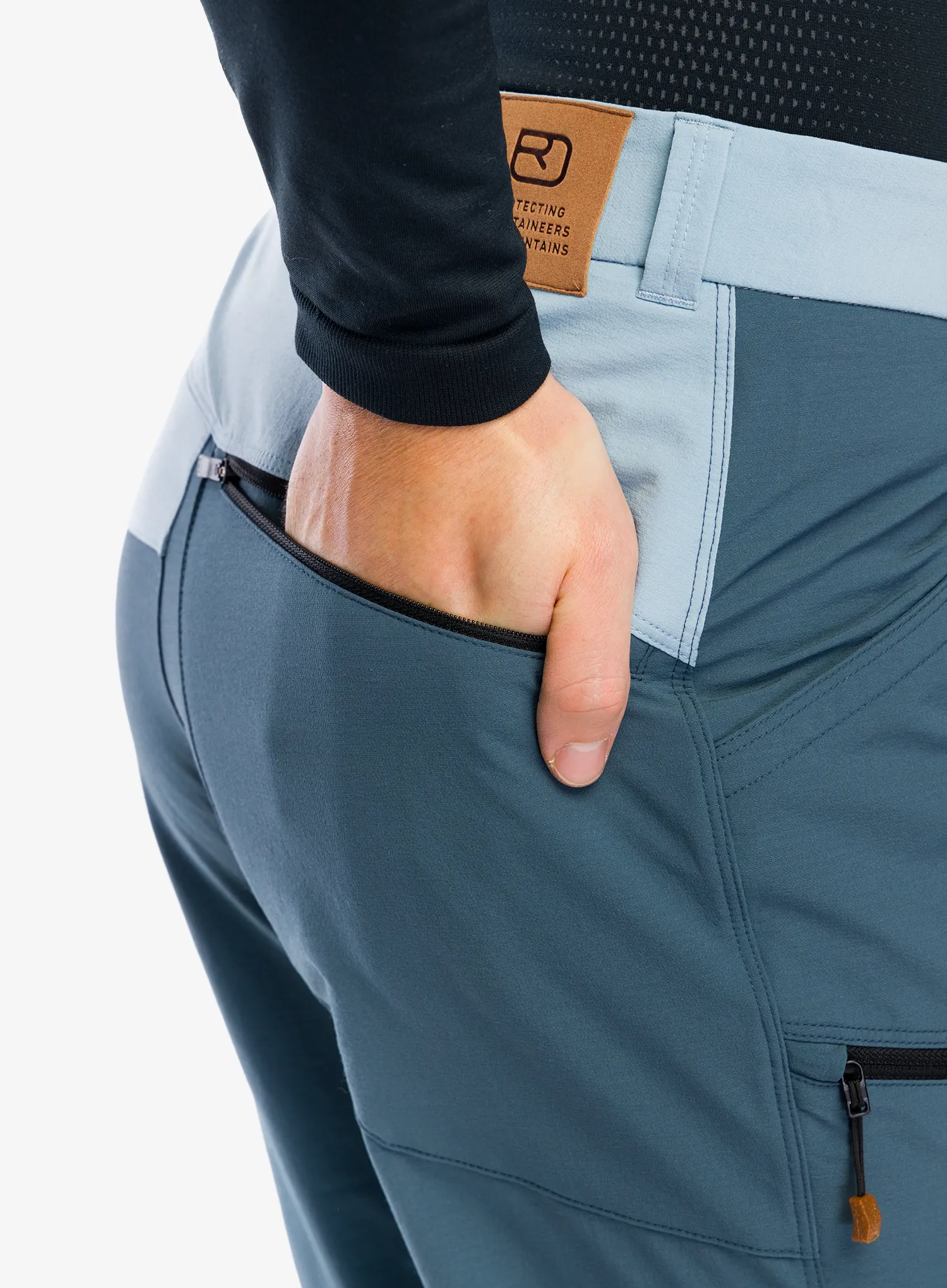 Штани softshell Ortovox Mondeval Pants - dark arctic grey