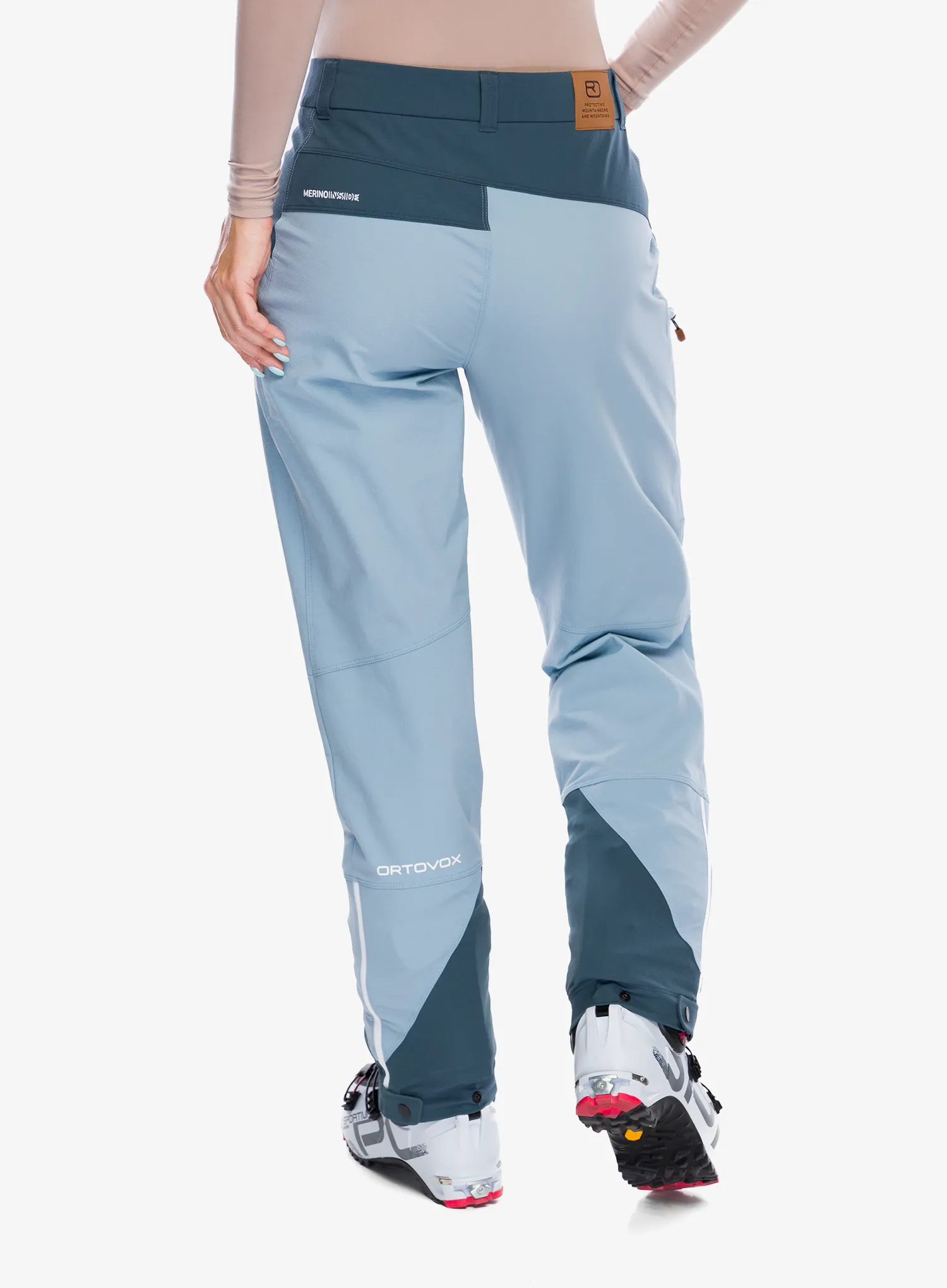 Штани softshell жіночі Ortovox Mondeval Pants - glacier grey