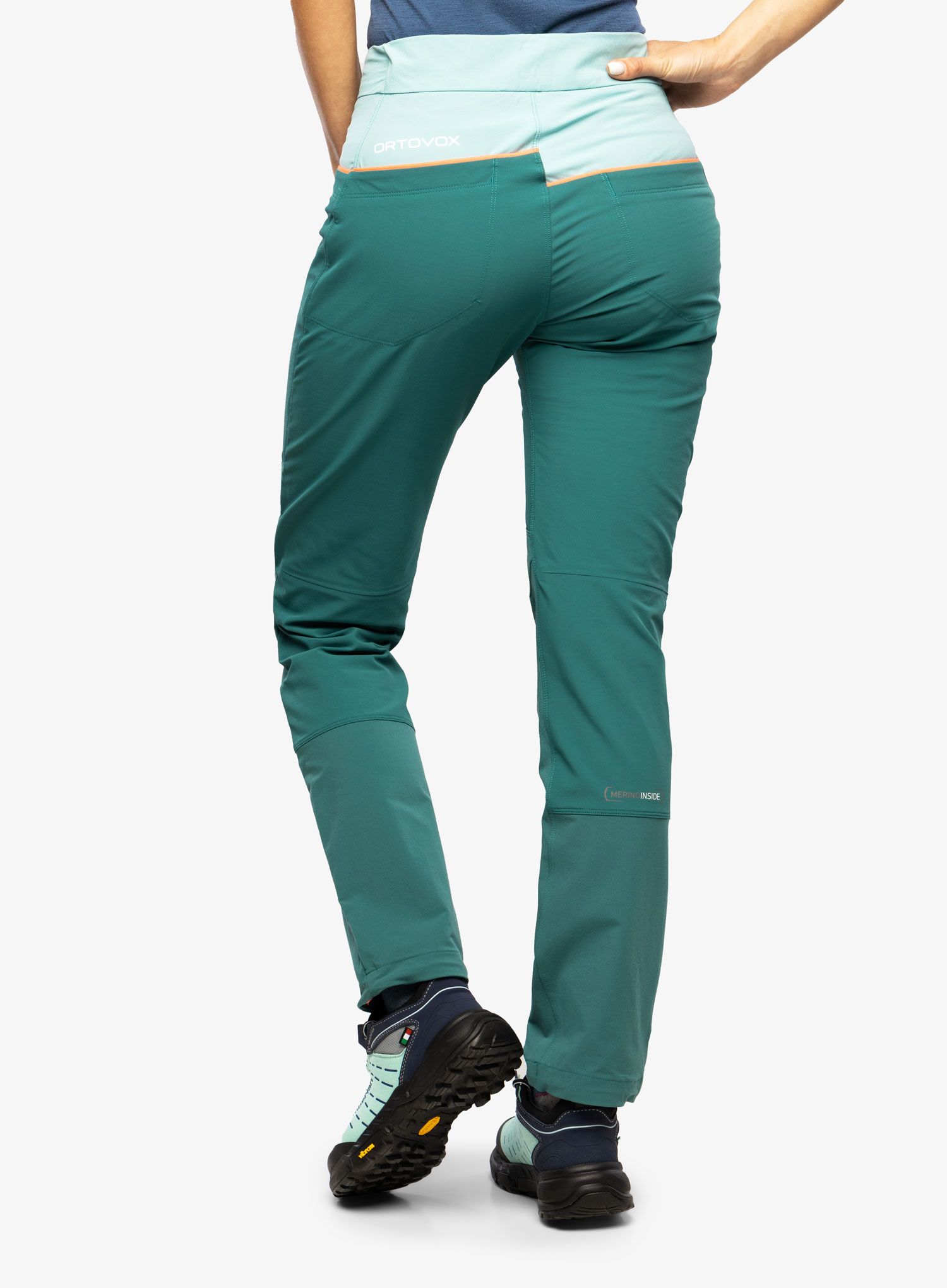 Штани скелелазні жіночі Ortovox Pala Pants - pacific green