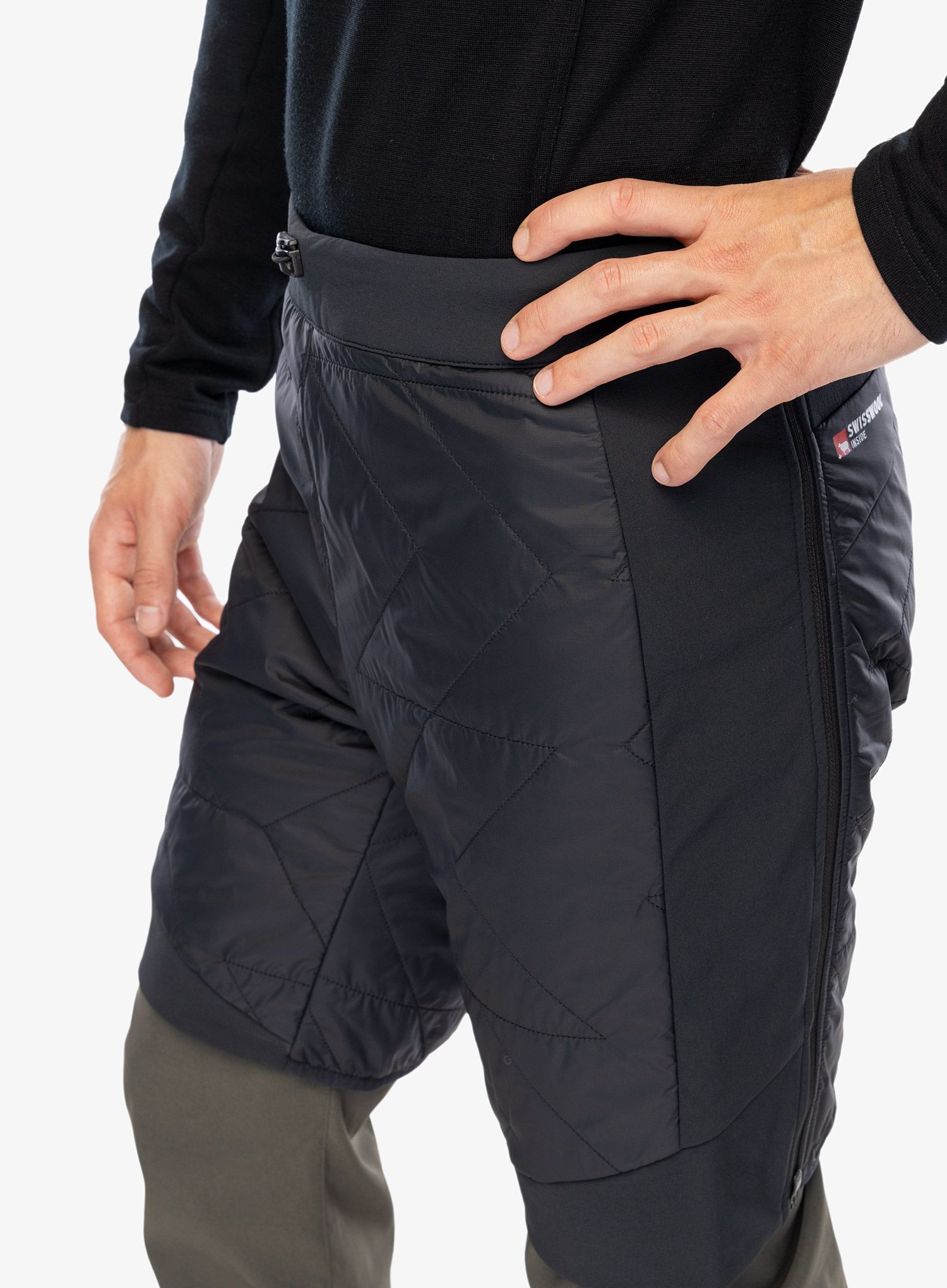 Шорти утеплені Ortovox Swisswool Piz Boe Shorts - black raven