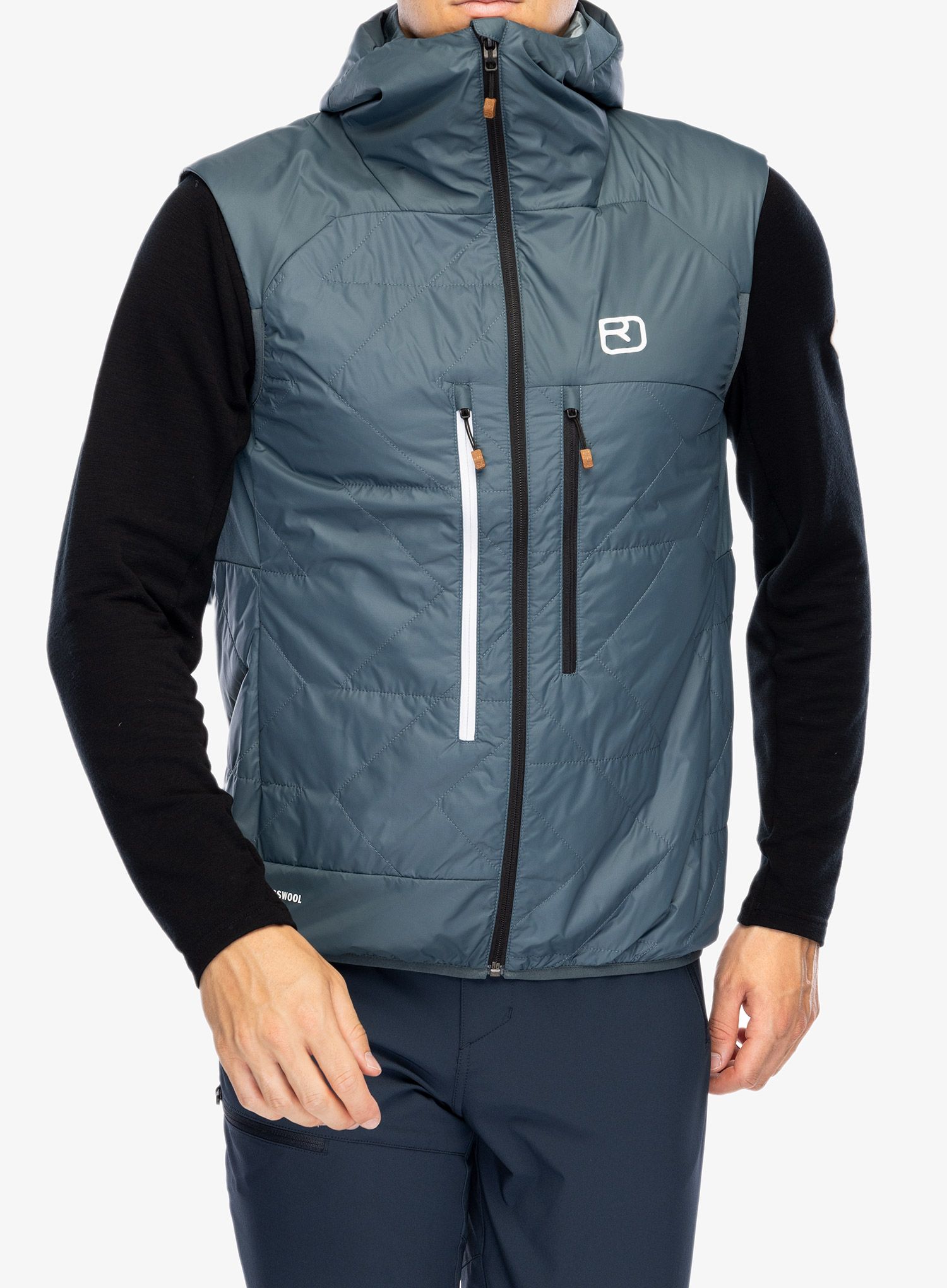 Жилет утеплений Ortovox Swisswool Piz Boe Vest - dark arctic grey