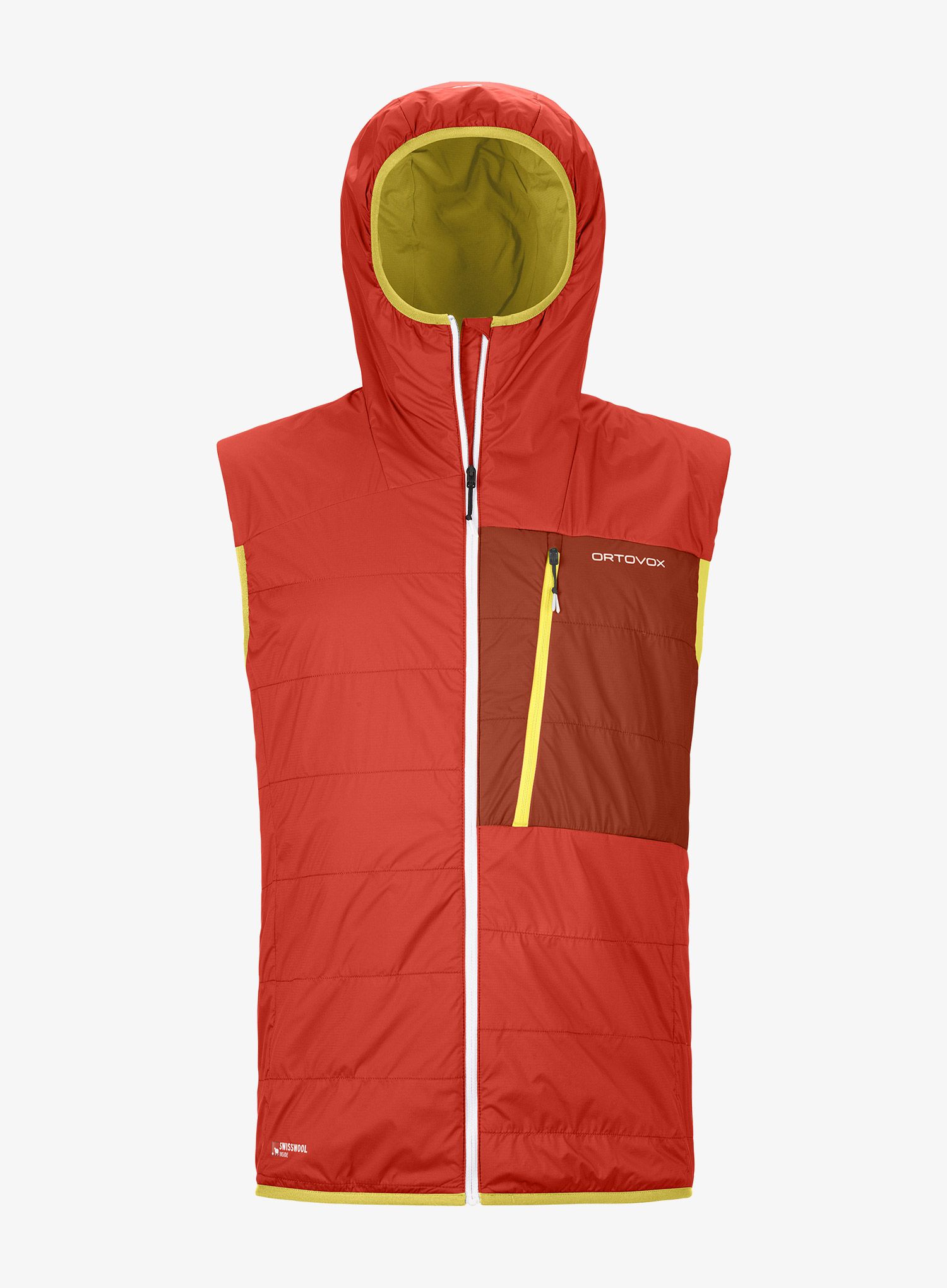 Жилет Ortovox Swisswool Piz Duan Vest - cengia rossa