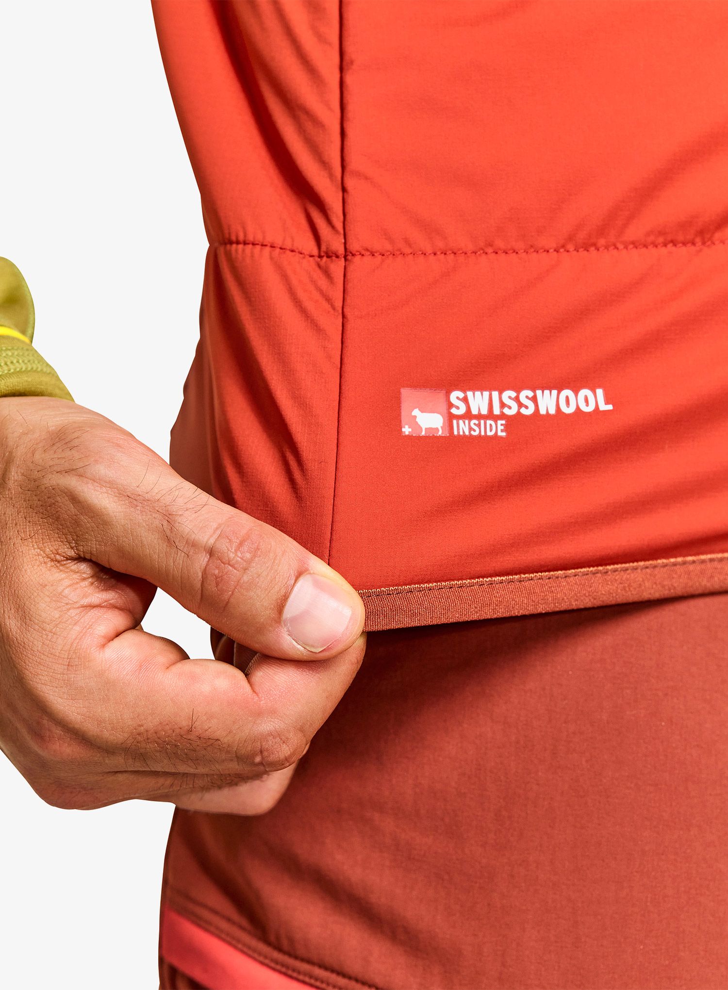 Жилет Ortovox Swisswool Piz Duan Vest - cengia rossa