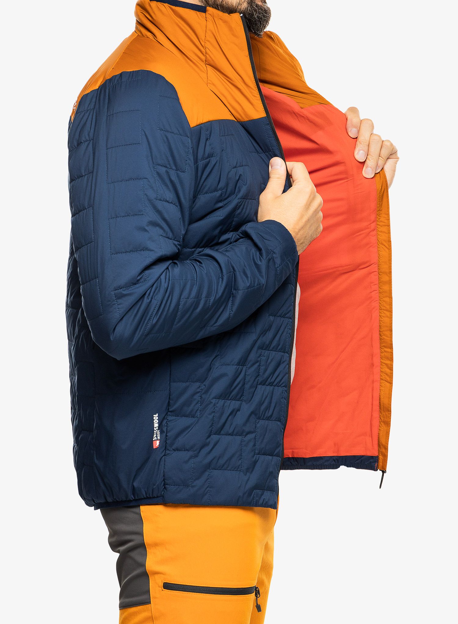 Куртка утеплена Ortovox Swisswool Piz Segnas Jacket - deep ocean