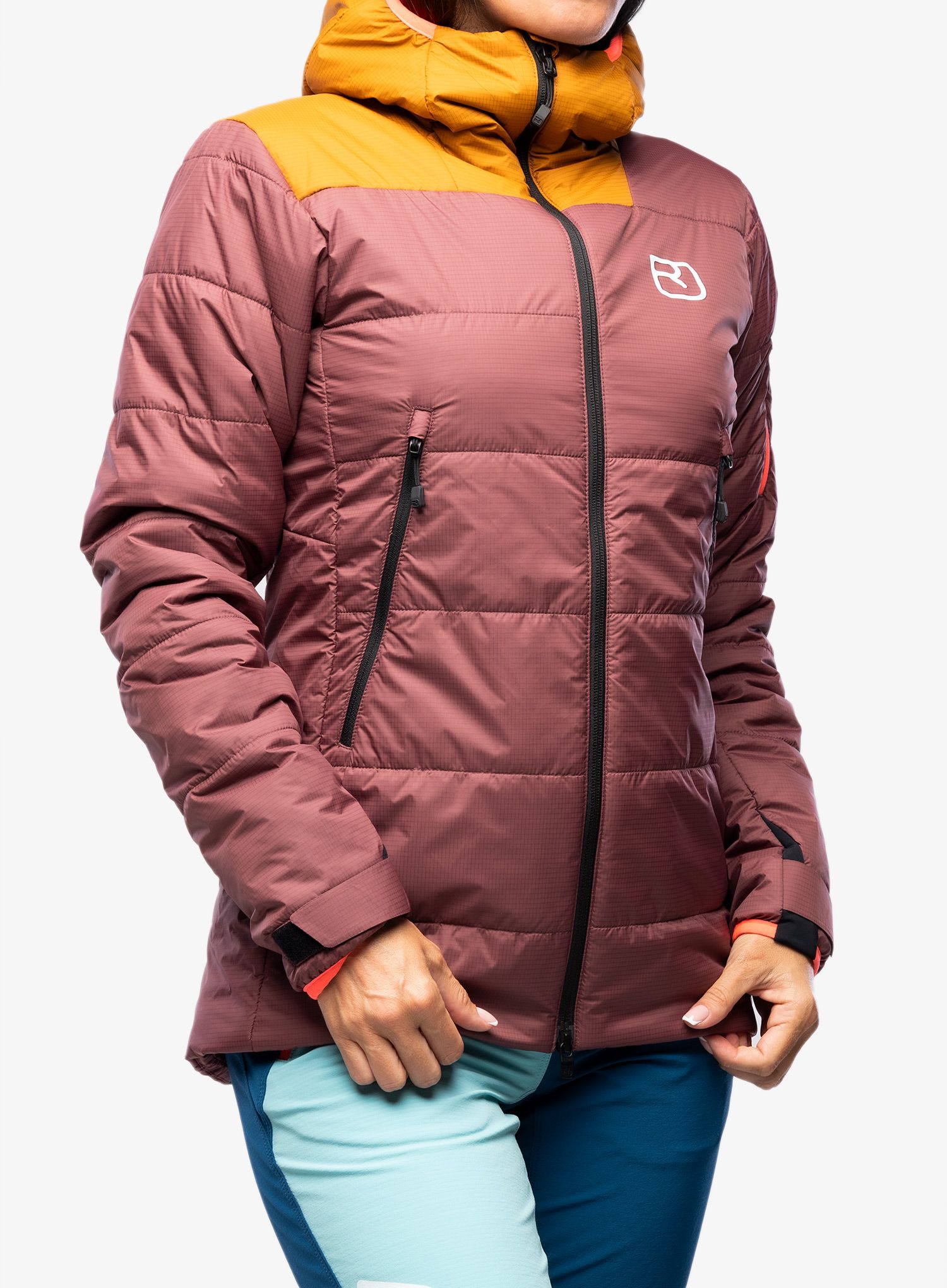 Куртка лижна жіноча Ortovox Swisswool Zinal Jacket - mountain rose