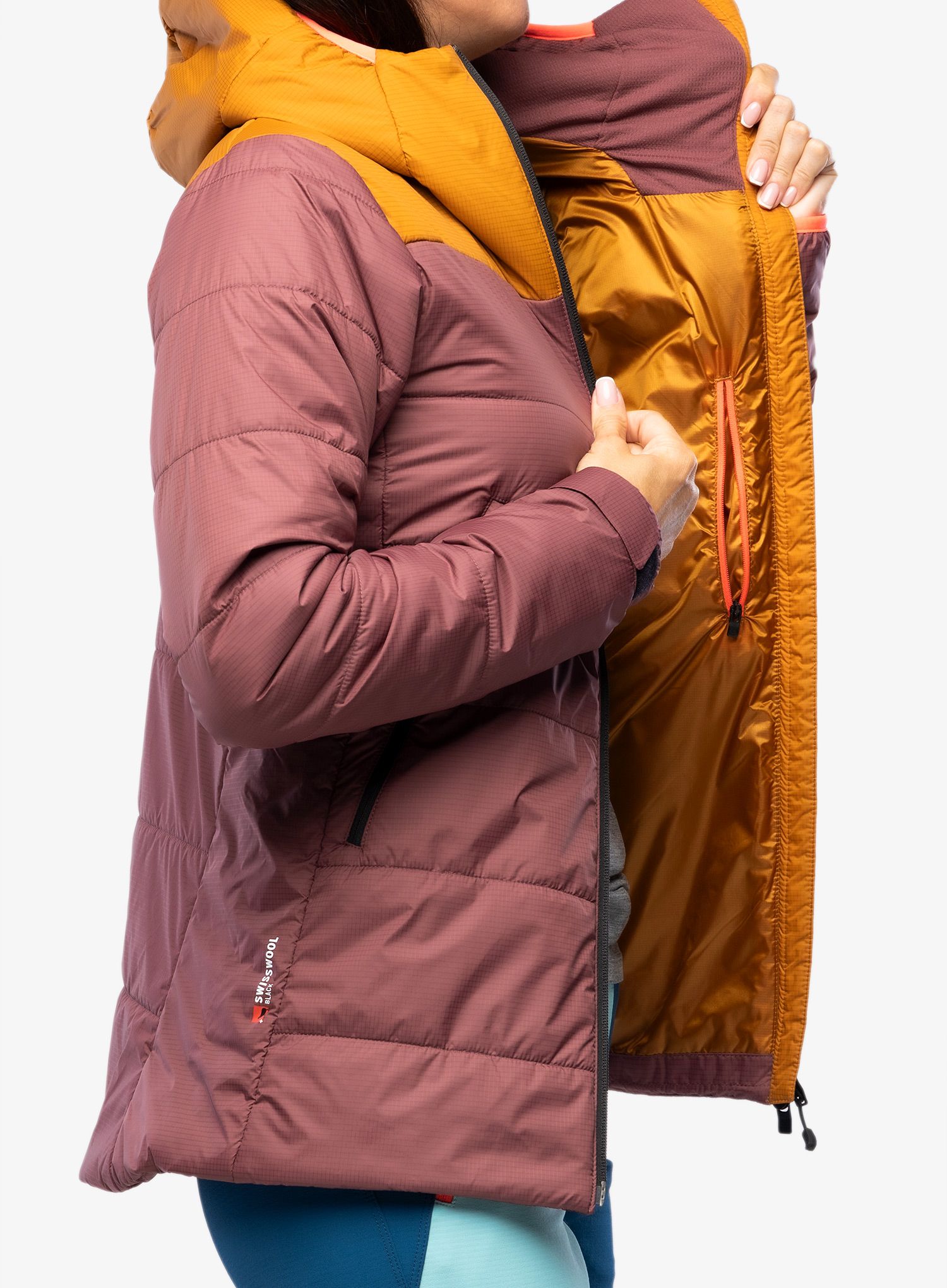 Куртка лижна жіноча Ortovox Swisswool Zinal Jacket - mountain rose