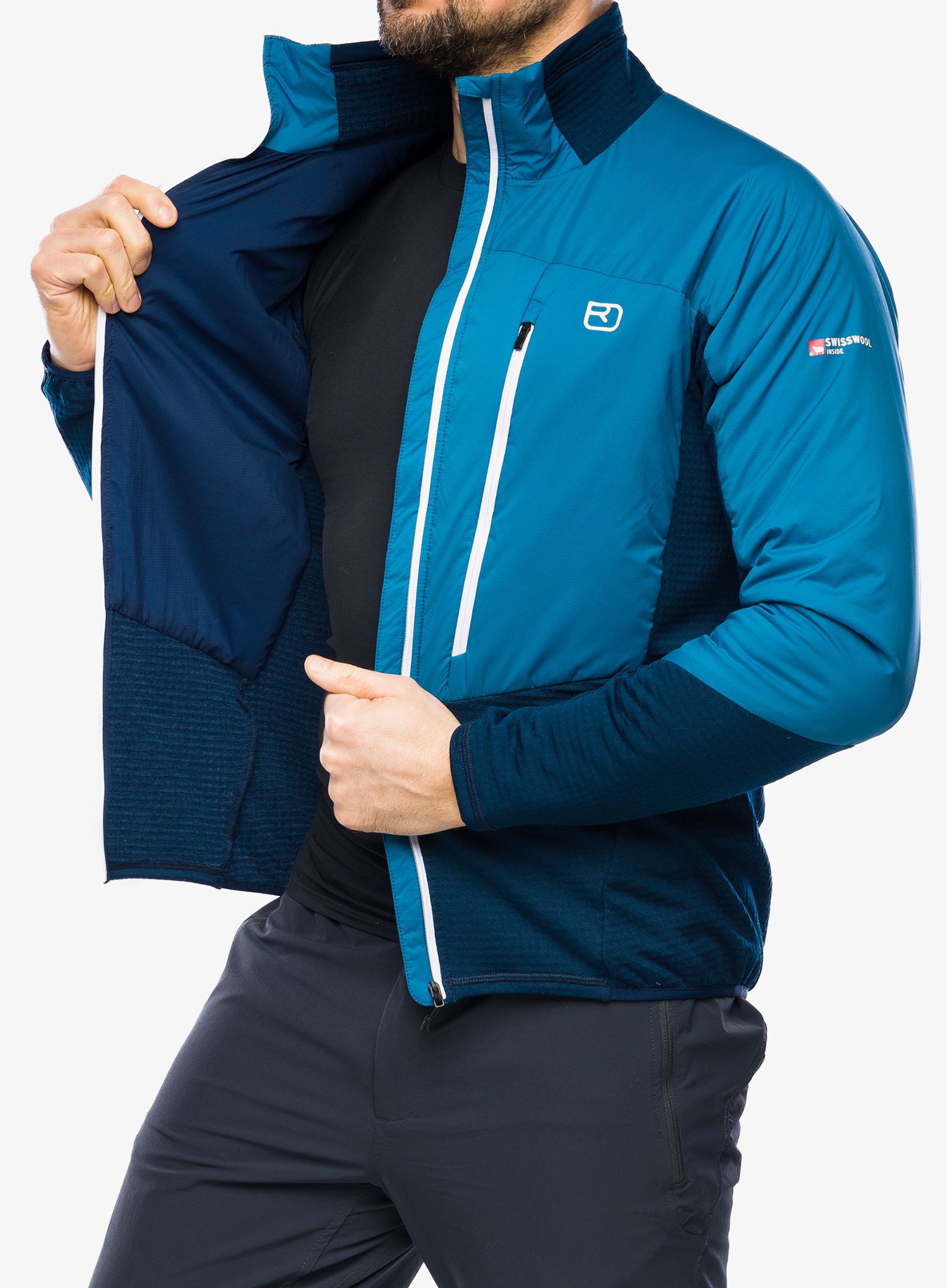 Куртка Ortovox Westalpen Swisswool Hybrid Jacket - mountain blue