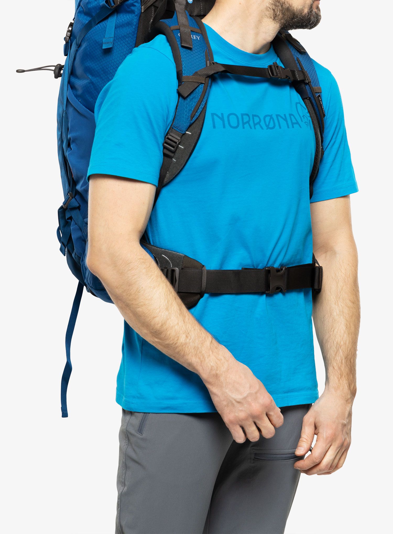 Рюкзак туристичний Osprey Aether 55 - deep water blue