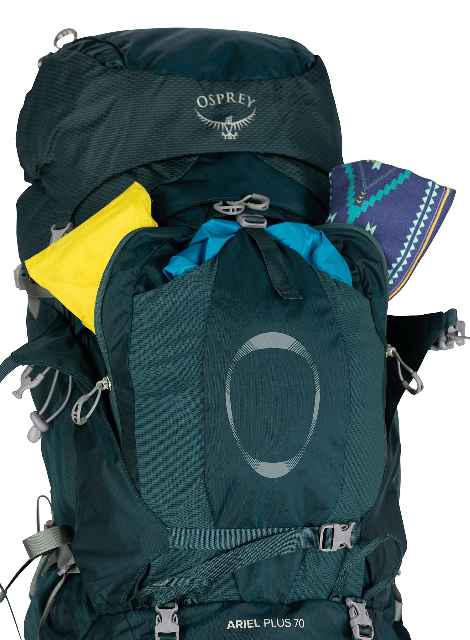 Рюкзак туристичний жіночий Osprey Ariel Plus 70 - night jungle blue