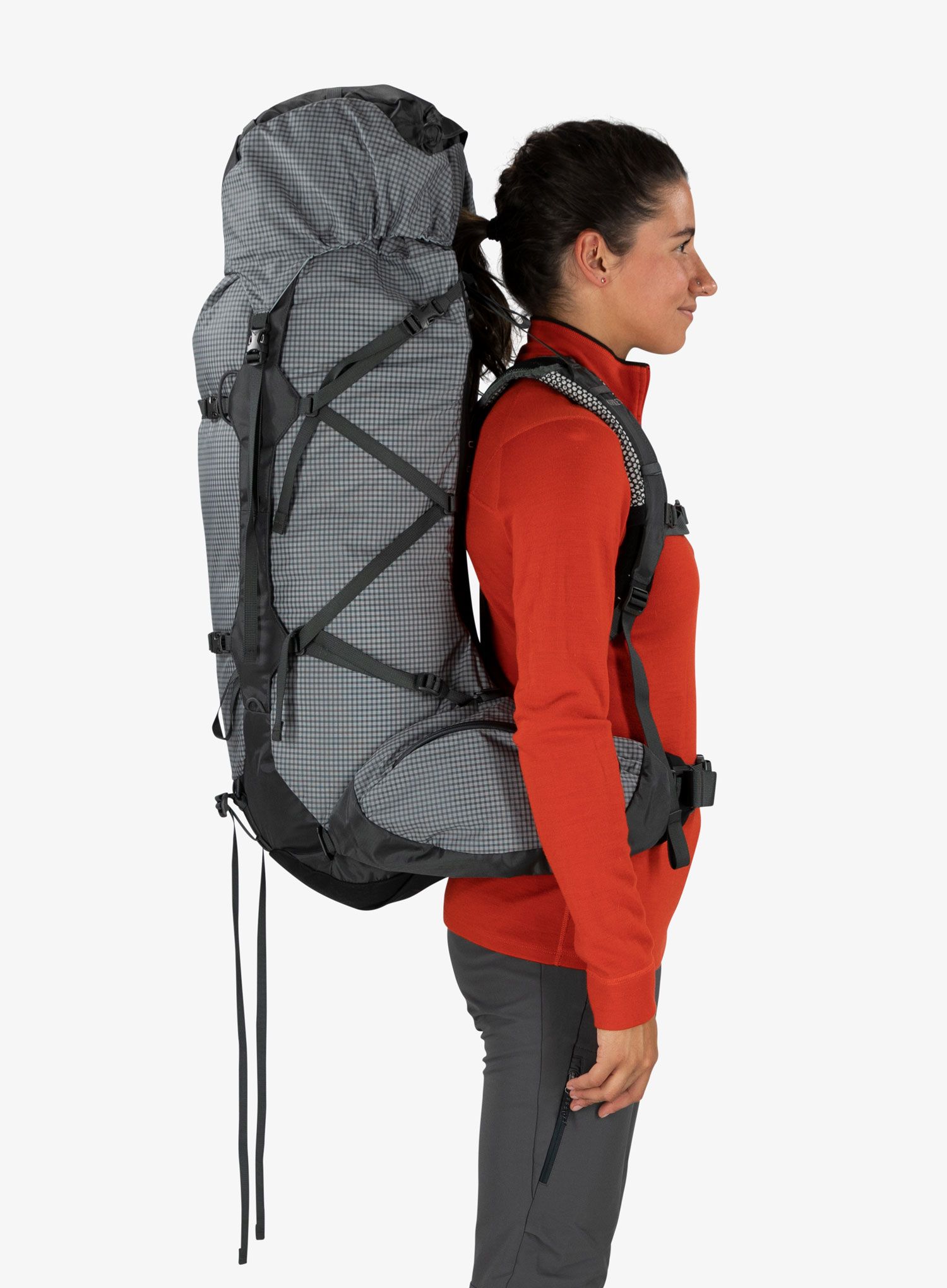 Рюкзак туристичний жіночий Osprey Ariel Pro 75  - silver lining