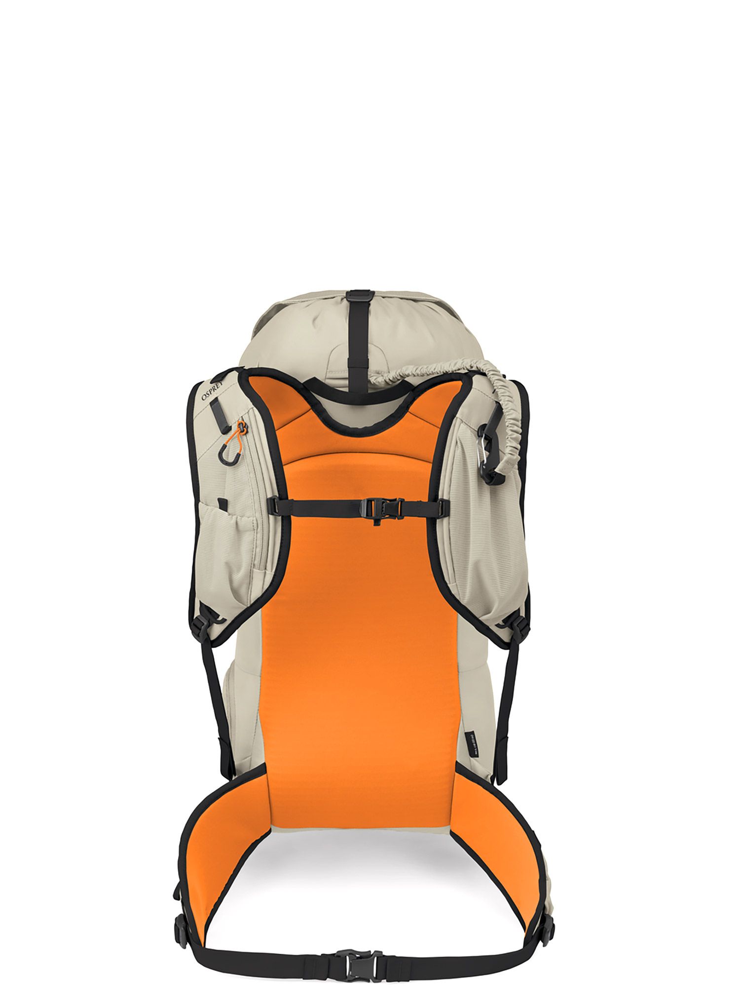 Рюкзак лижний Osprey Firn 28 - sandy grey/tequila orange