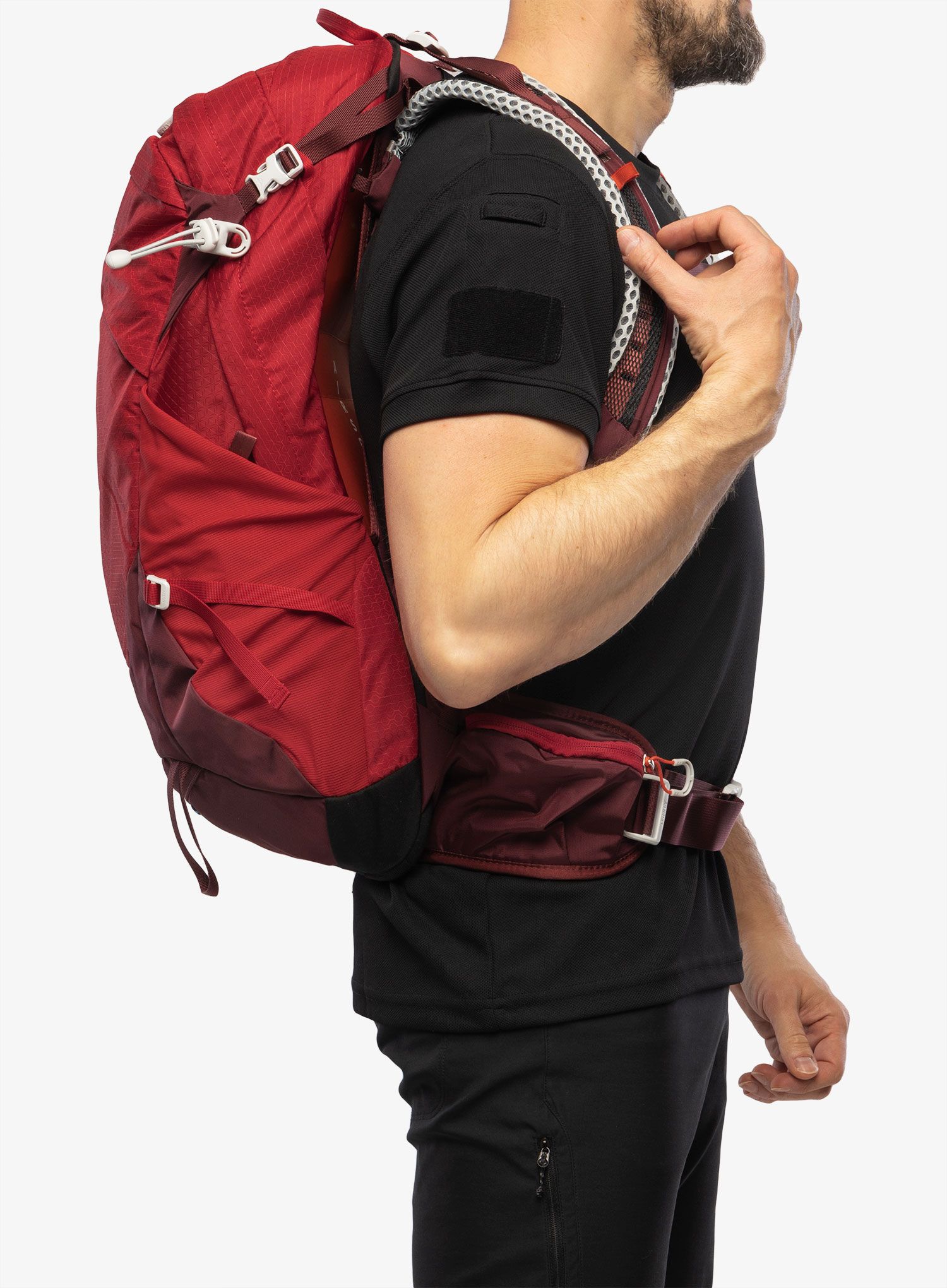Рюкзак туристичний Osprey Stratos 24 - poinsettia red