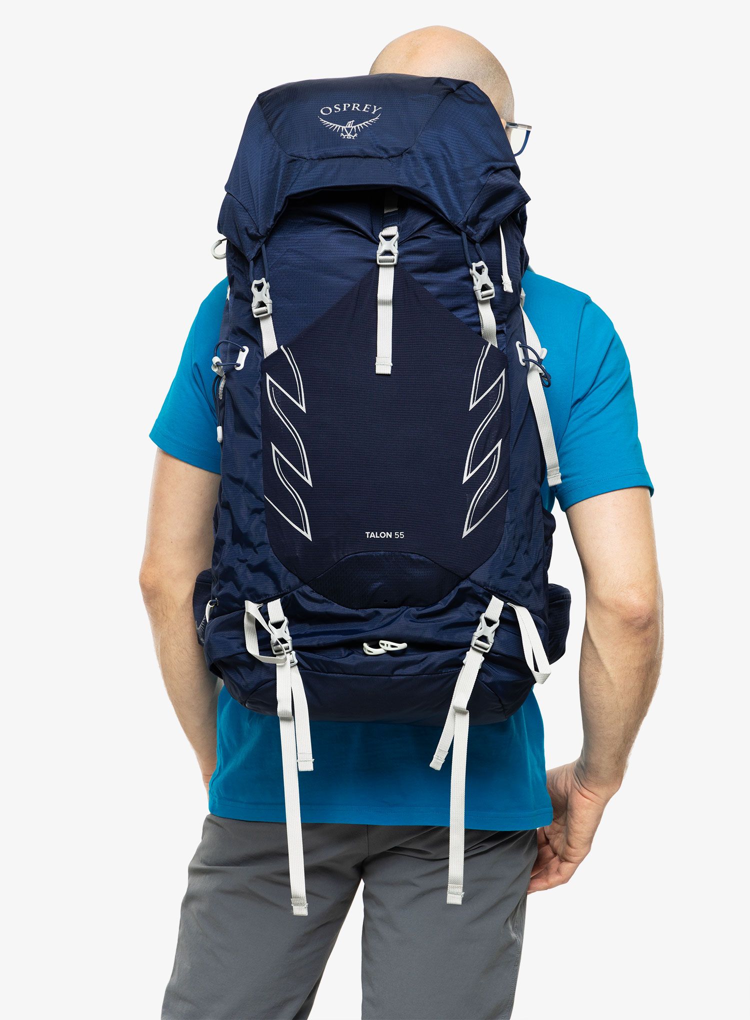 Рюкзак туристичний Osprey Talon 55 - ceramic blue
