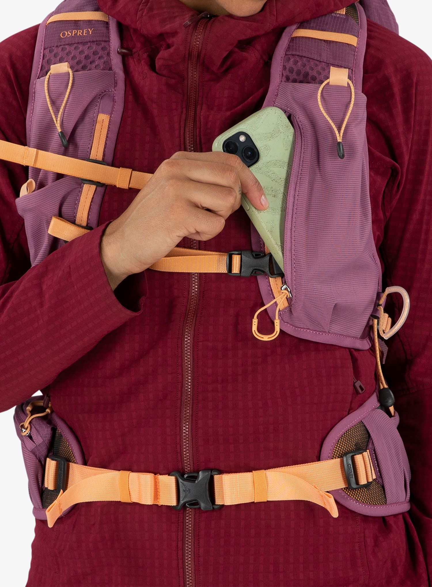 Рюкзак туристичний жіночий Osprey Tempest Velocity 20  - pashmina/melon