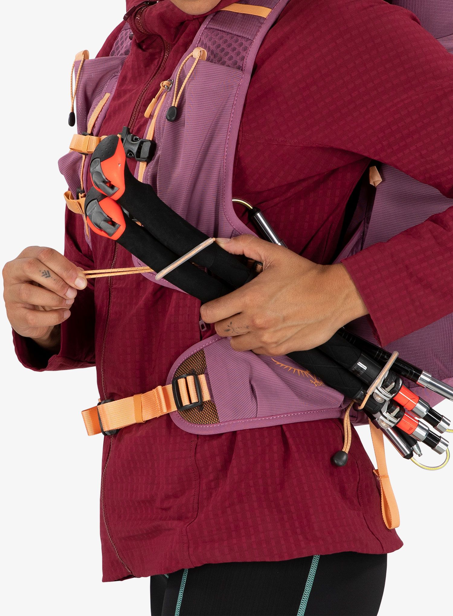 Рюкзак туристичний жіночий Osprey Tempest Velocity 20  - pashmina/melon