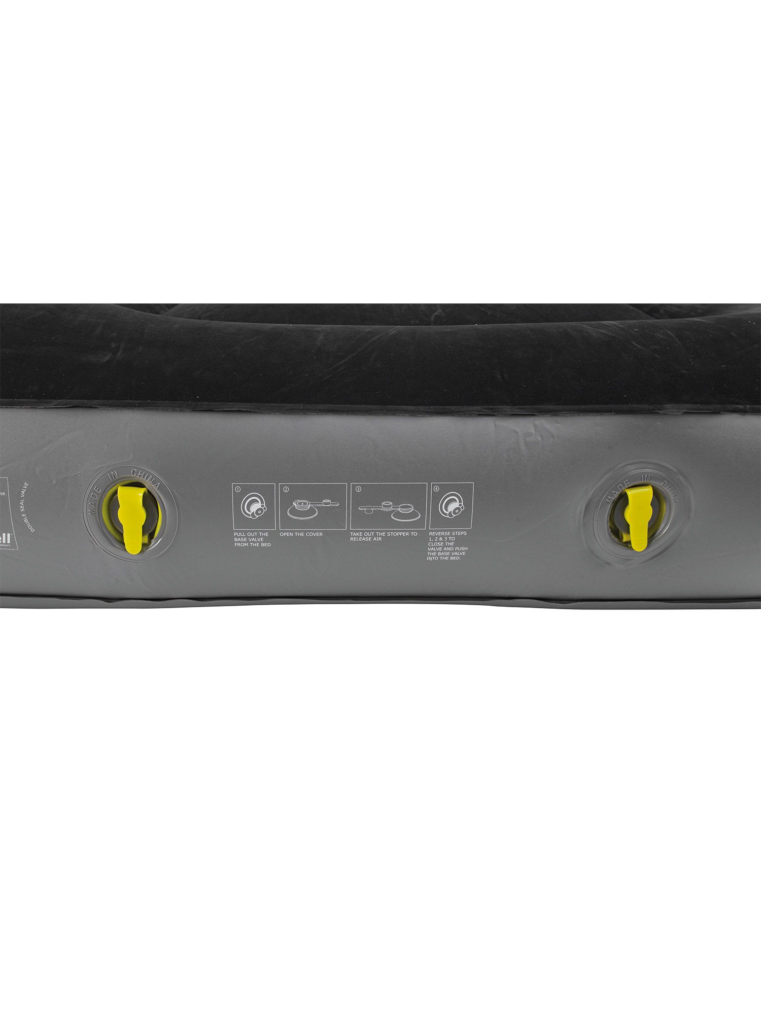 Матрац надувний Outwell Classic Double Two Chamber - black/grey