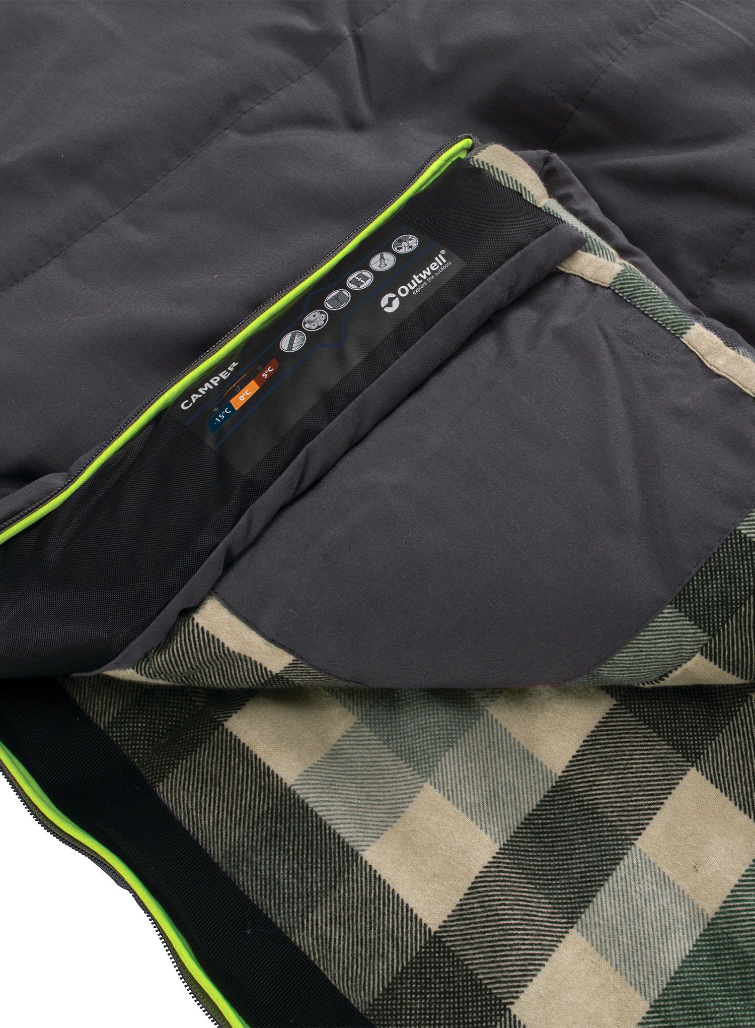 Спальний мішок Outwell Camper (200 cm) - grey
