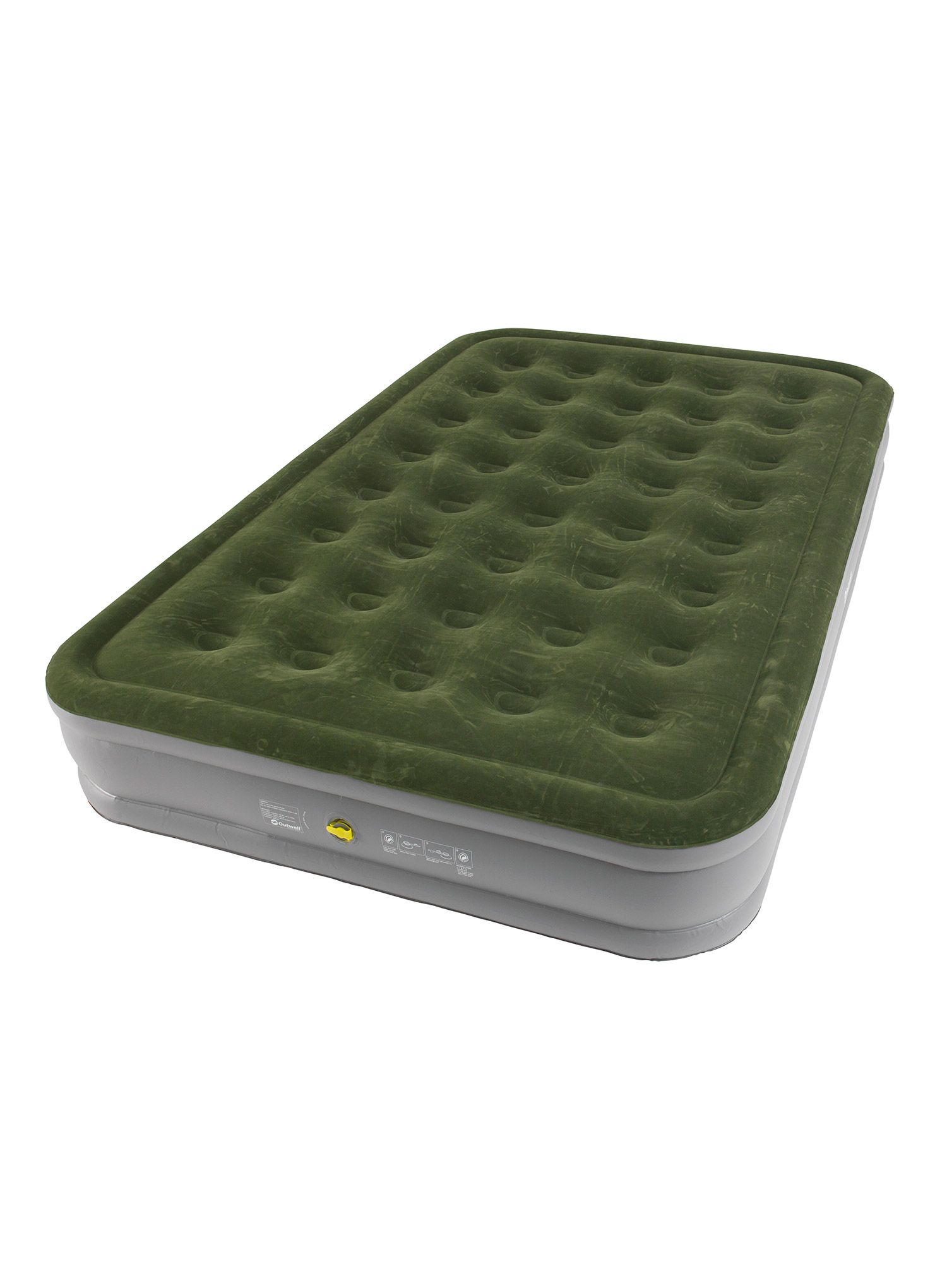 Матрац надувний Outwell Excellent Double - dark leaf/grey