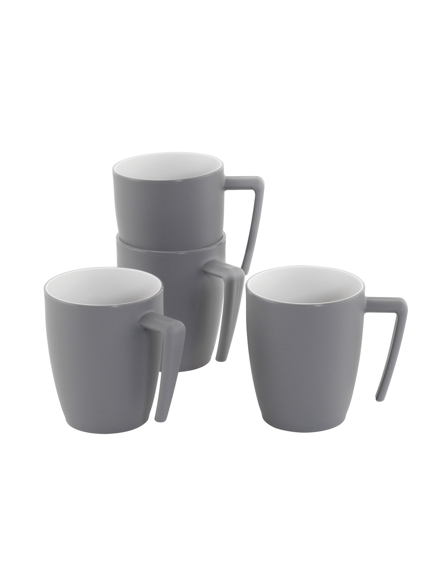 Набір посуду Outwell Gala 4 Person Mug Set - grey mist