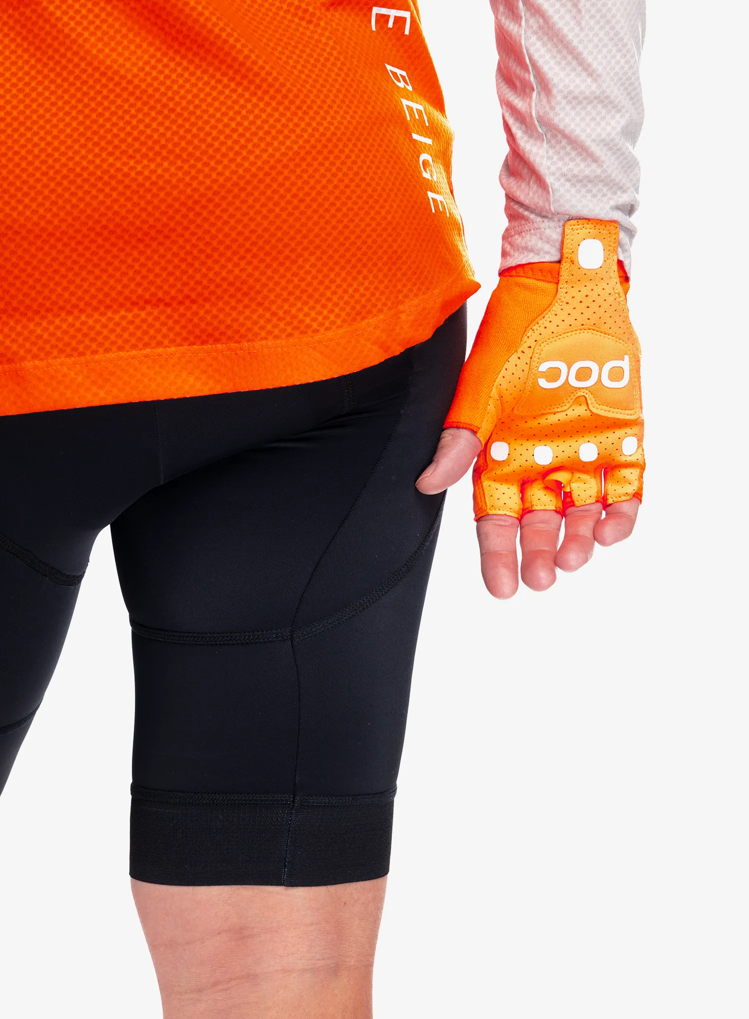 Велосипедні рукавиці POC AVIP Glove Short - zink orange