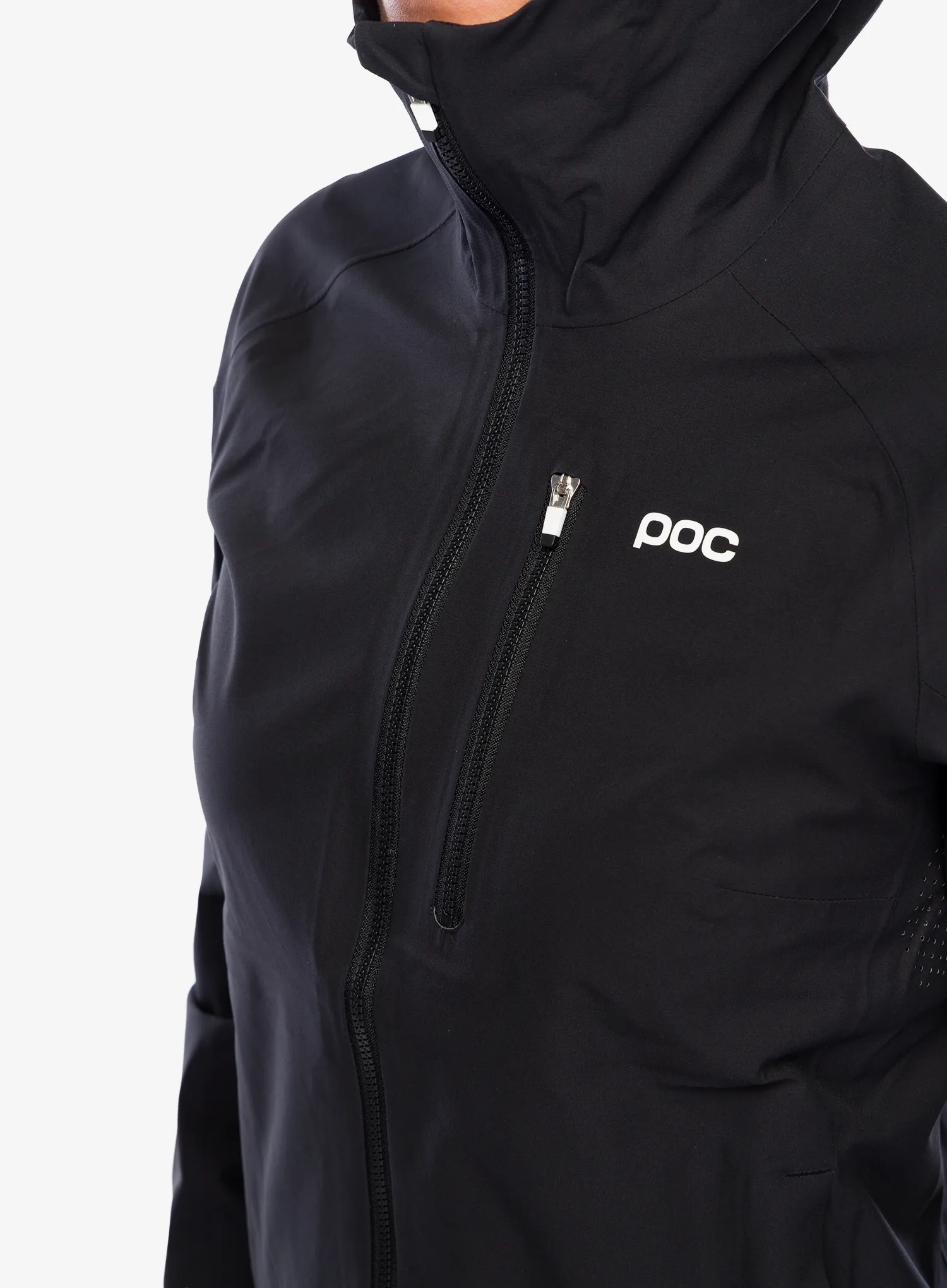 Жіноча велофутболка POC Motion Rain Jacket - black