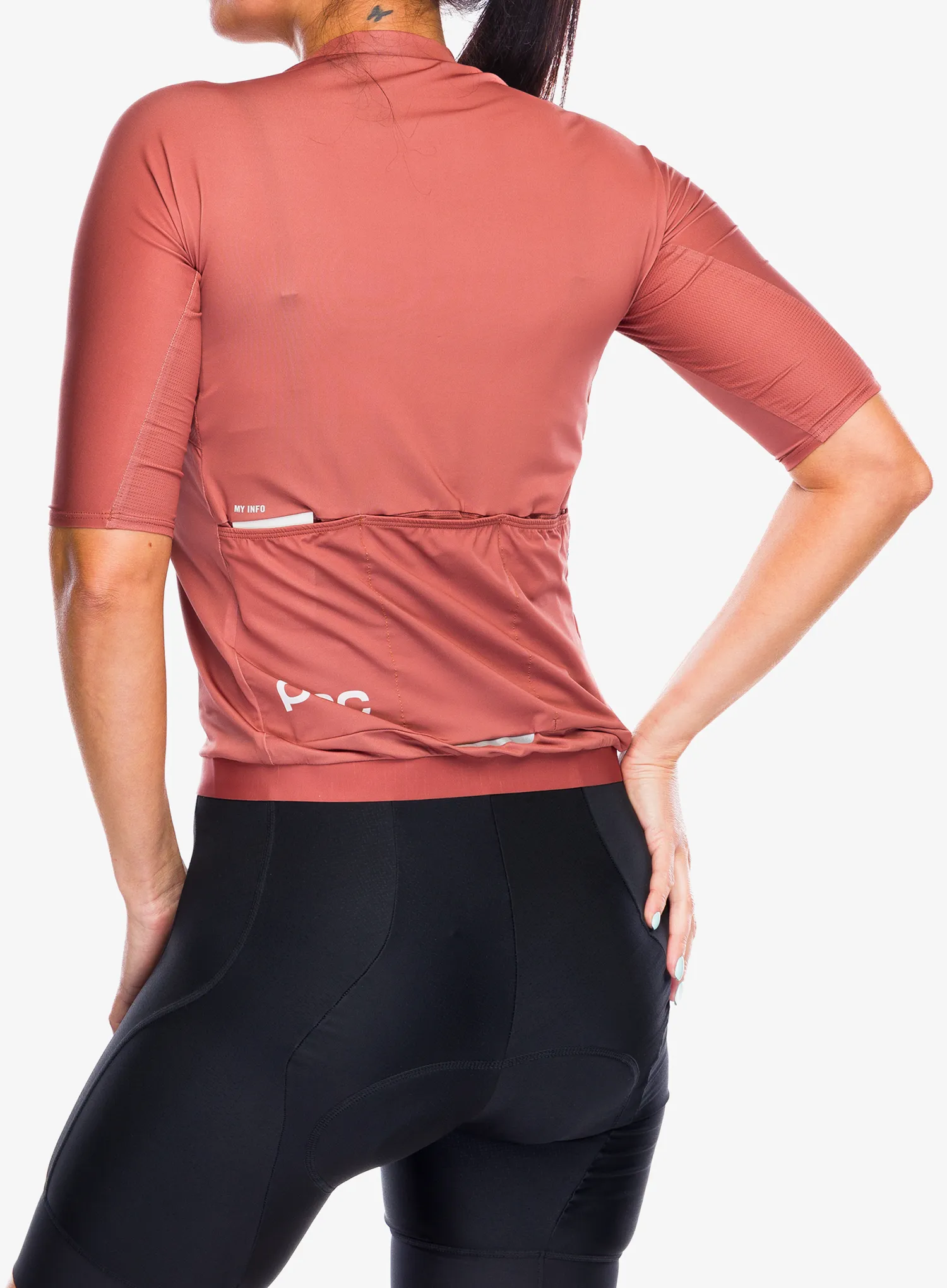 Жіноча велофутболка POC Pristine Jersey - himalayan salt