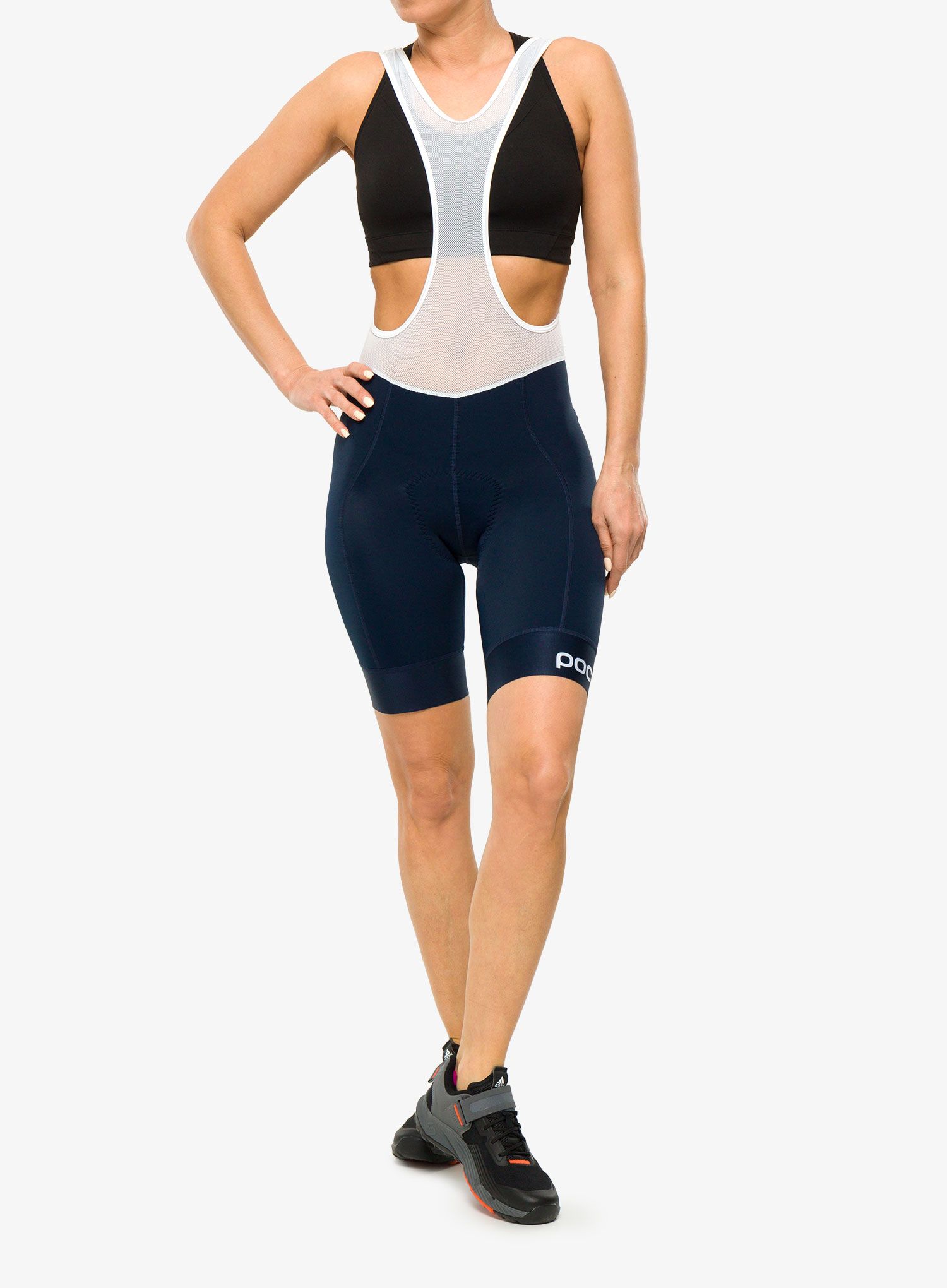 Жіноча велошорти POC Pure Bib Shorts VPDs - turmaline navy