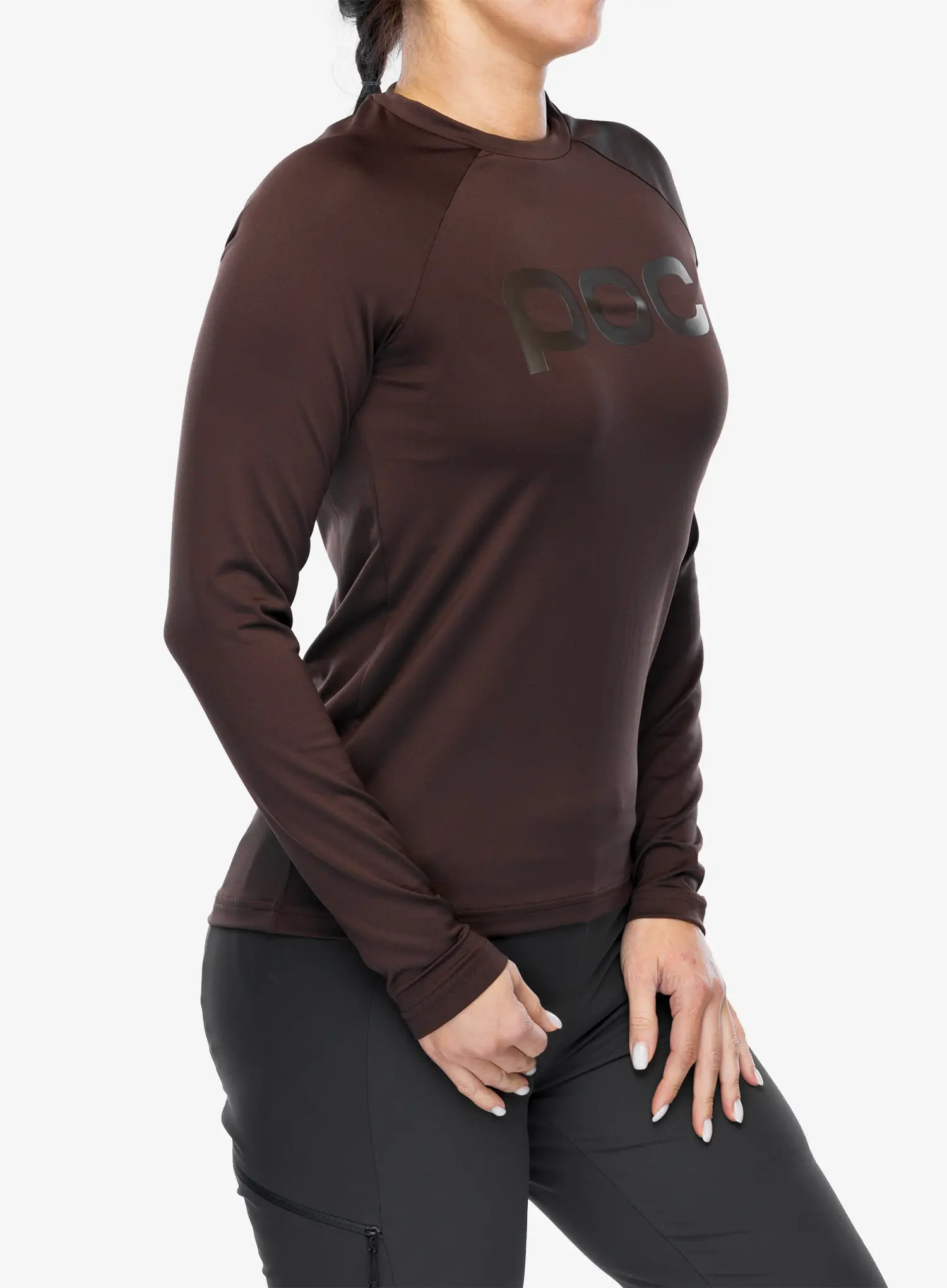 Жіноча велокофта POC Reform Enduro Jersey - axinite brown