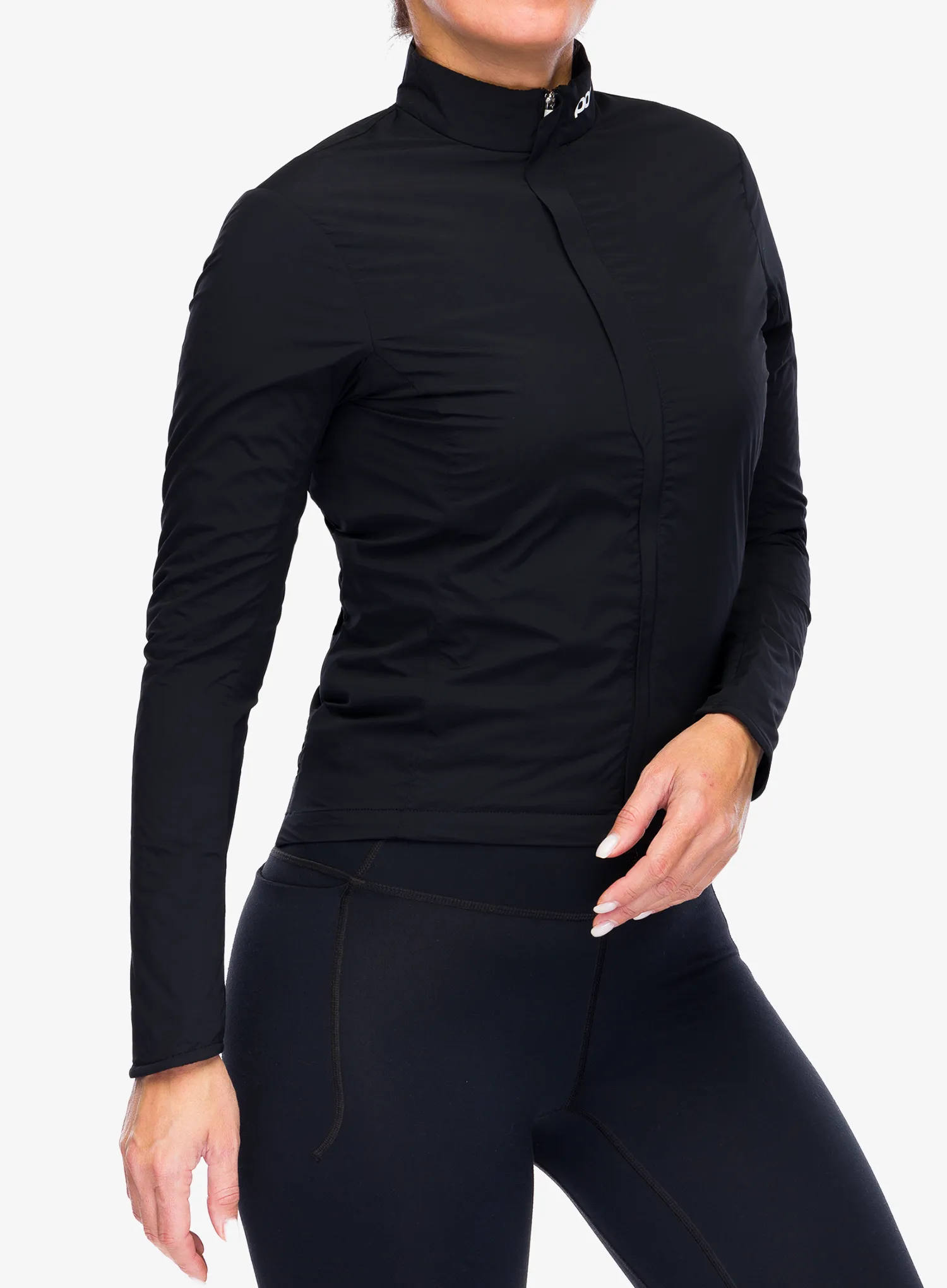 Жіноча велофутболка POC Thermal Splash Jacket - uranium black