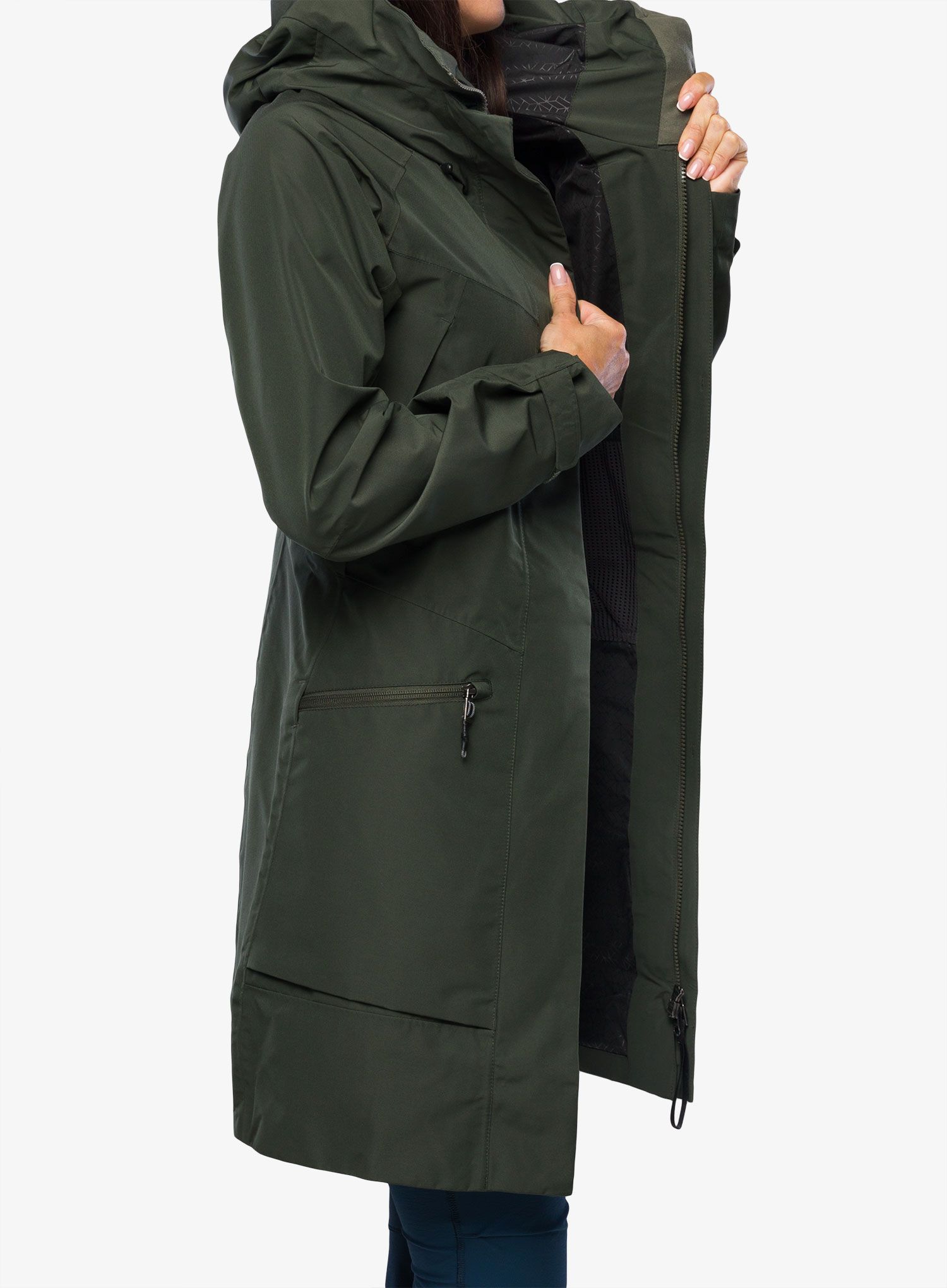 Плащ жіночий Didriksons Ilma Parka - deep green