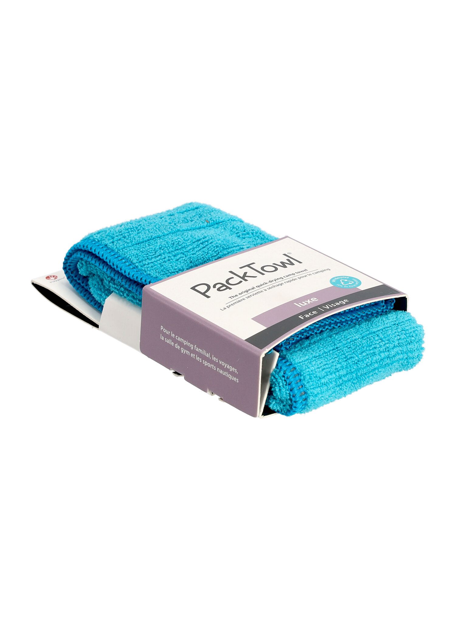Швидковисихаючий рушник PackTowl Luxe Face - lake blue