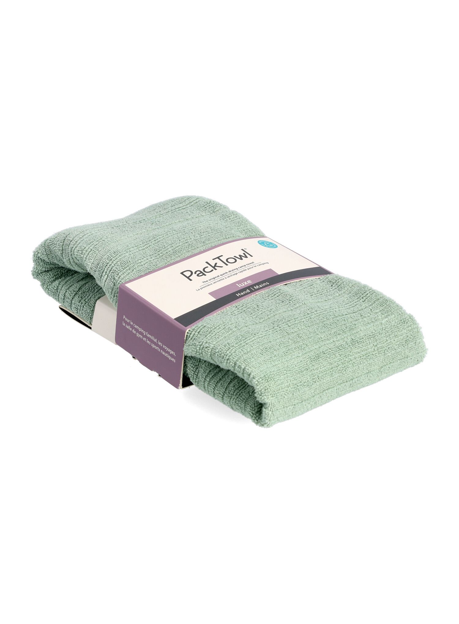 Швидковисихаючий рушник PackTowl Luxe Hand - sage