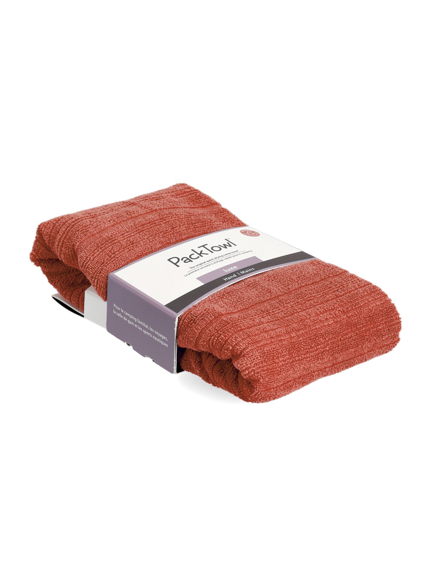 Швидковисихаючий рушник PackTowl Luxe Hand - terracotta