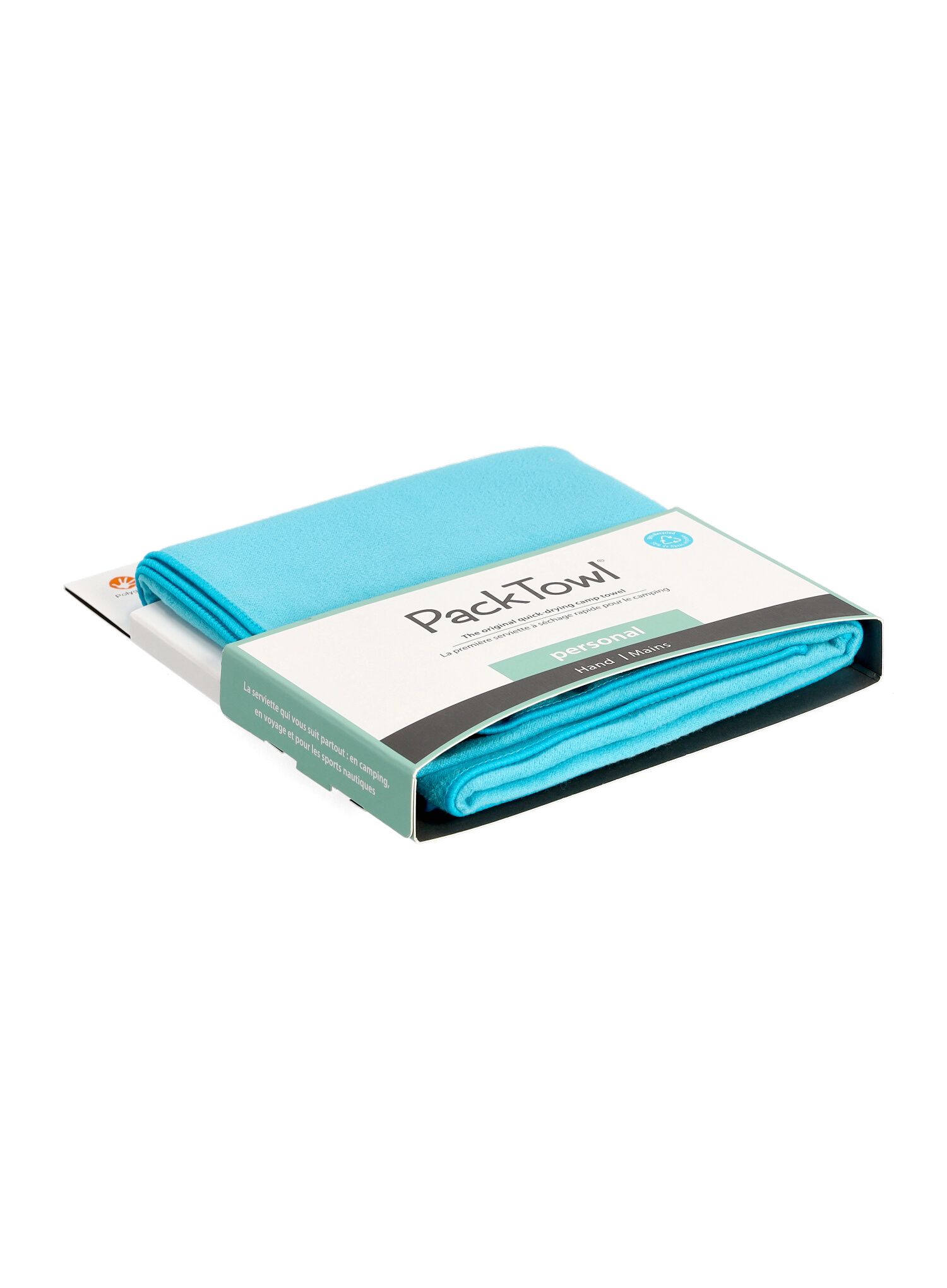 Швидковисихаючий рушник PackTowl Personal Hand - lake blue