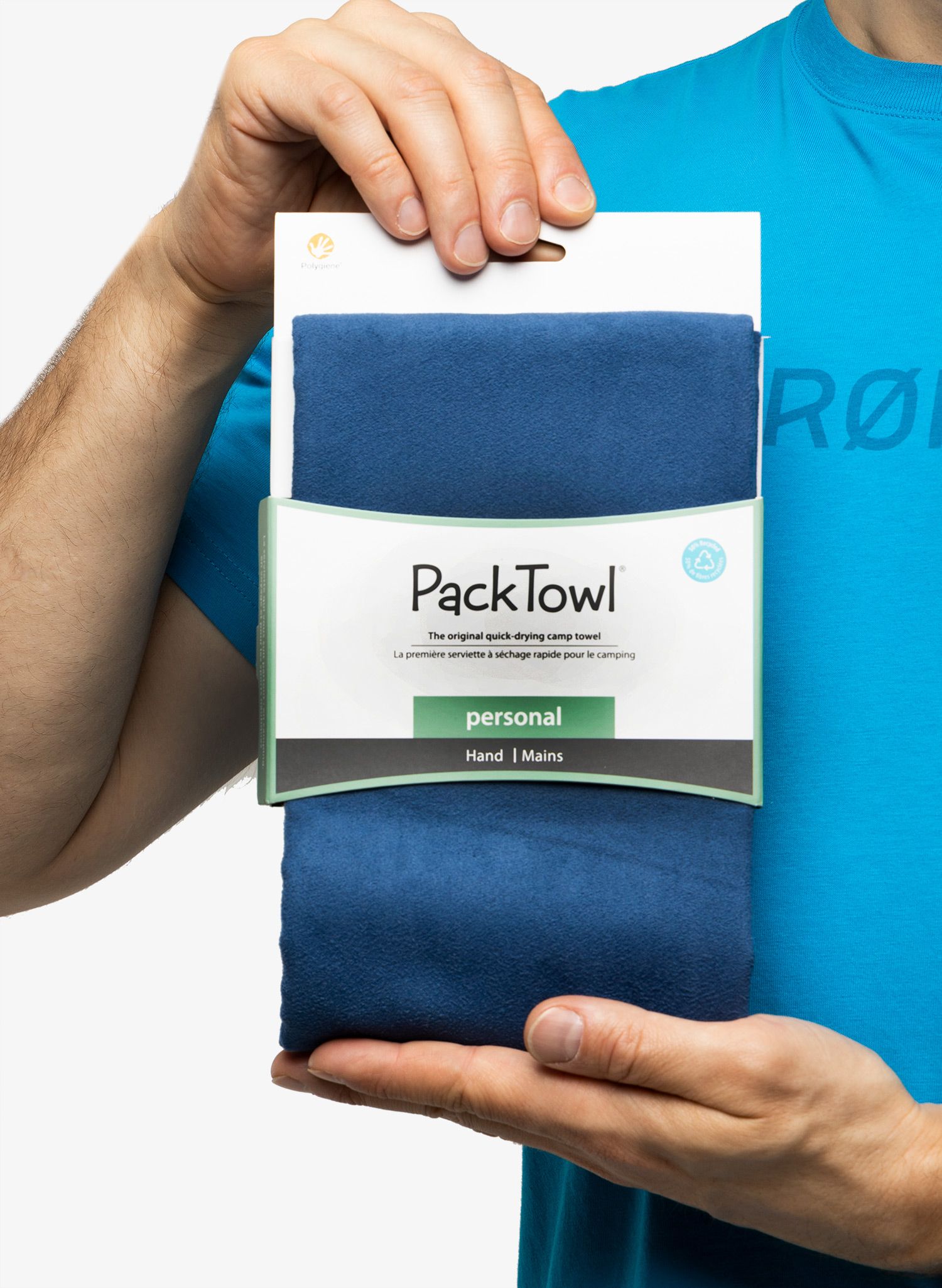 Швидковисихаючий рушник PackTowl Personal Hand - midnight