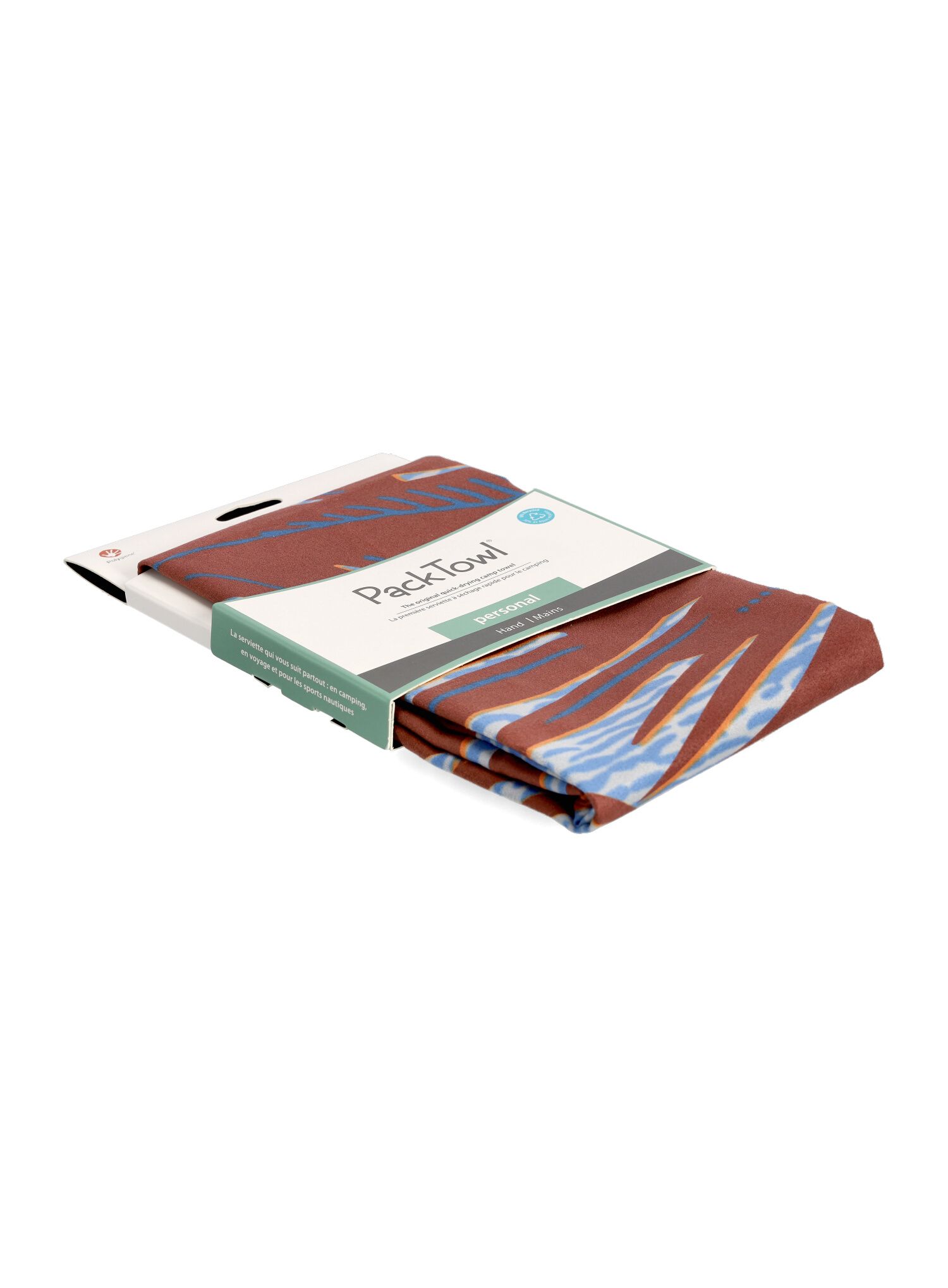 Швидковисихаючий рушник PackTowl Personal Hand - palm print
