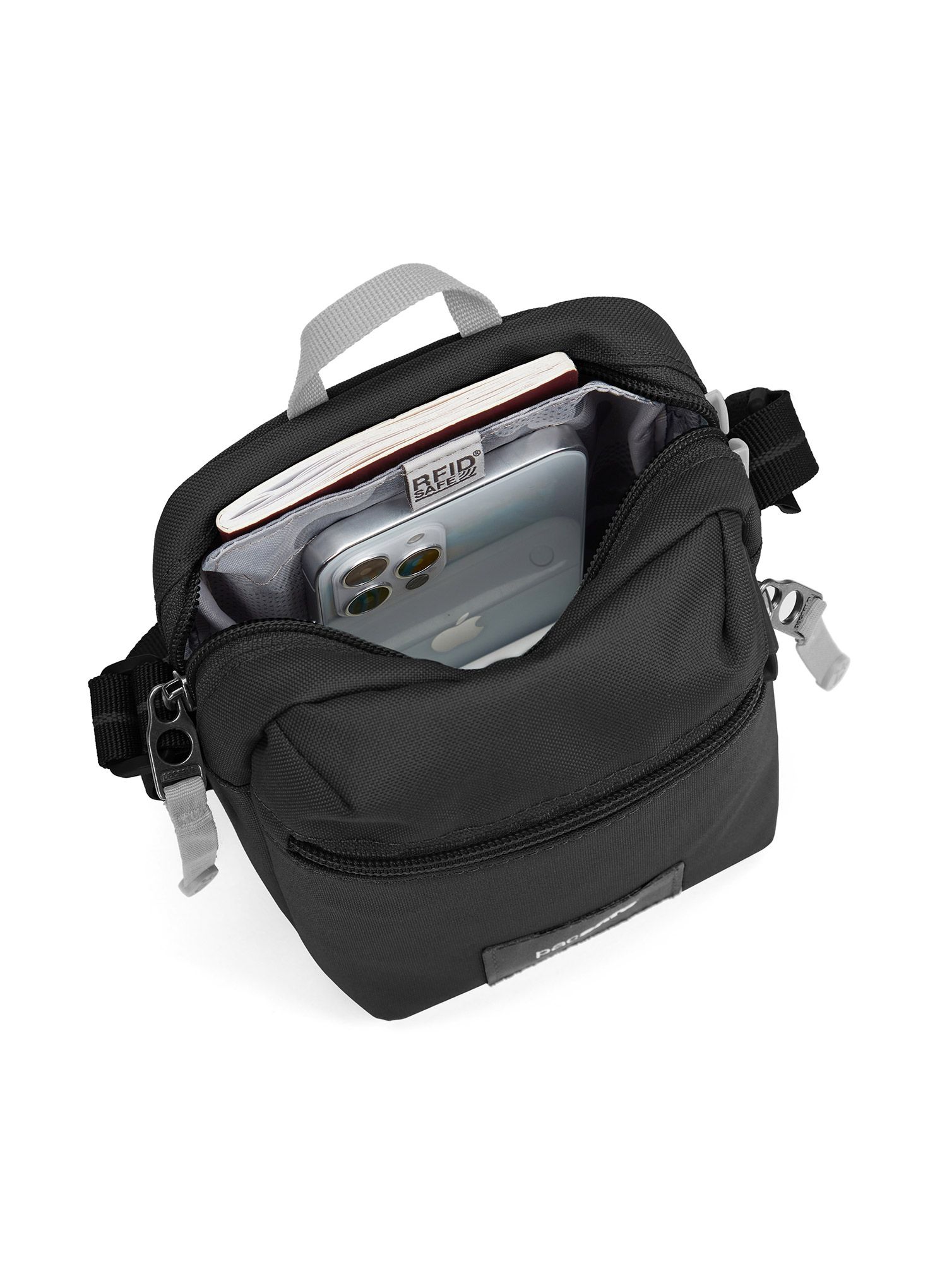 Барсетка Pacsafe Go Micro Crossbody - jet black