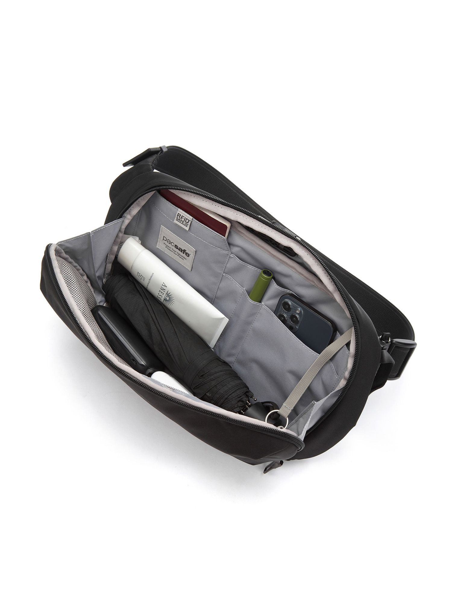 Сумочка поясна Pacsafe Metrosafe X - black