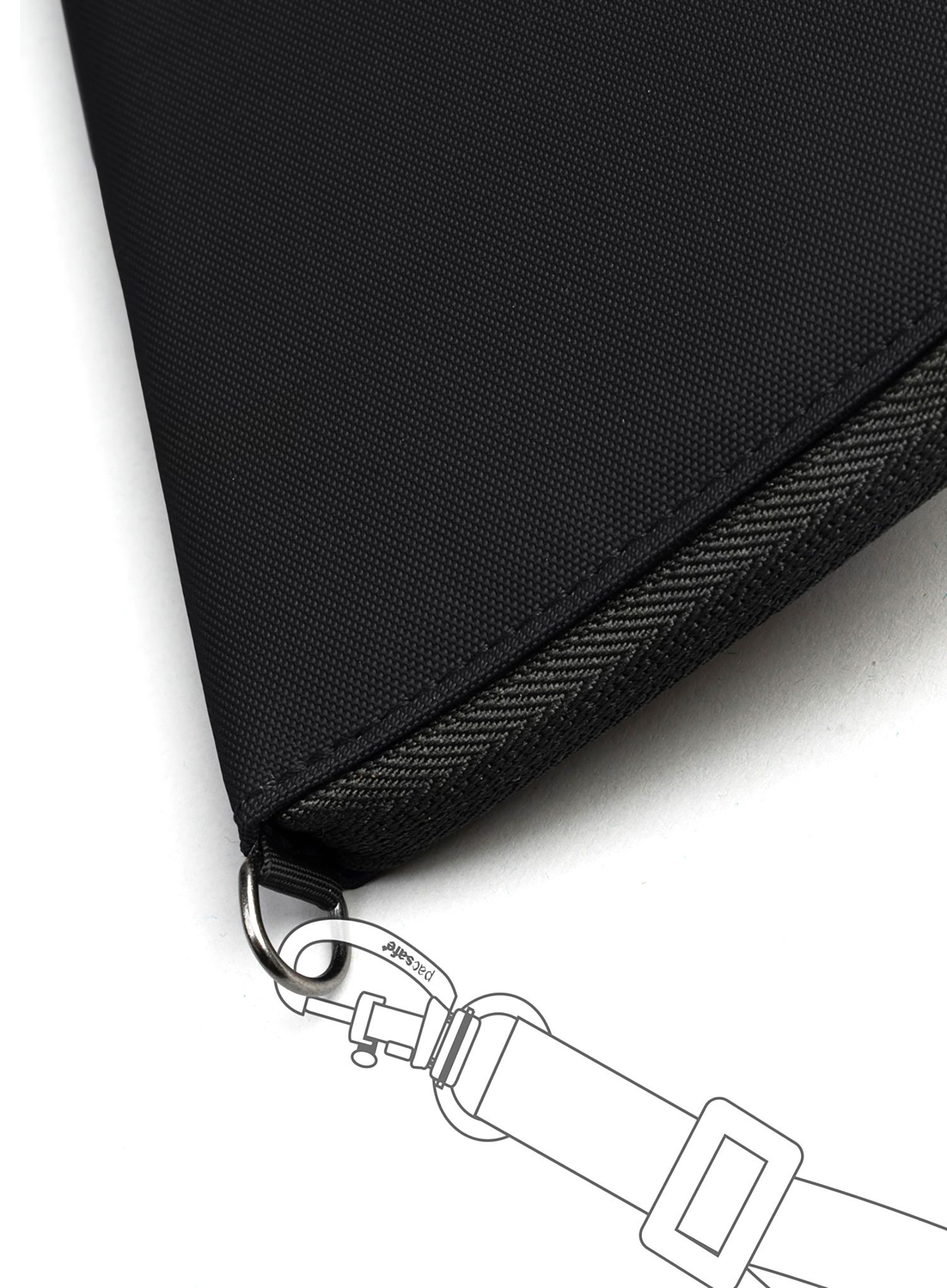Гаманець Pacsafe RFIDsafe Compact Travel Organizer - black