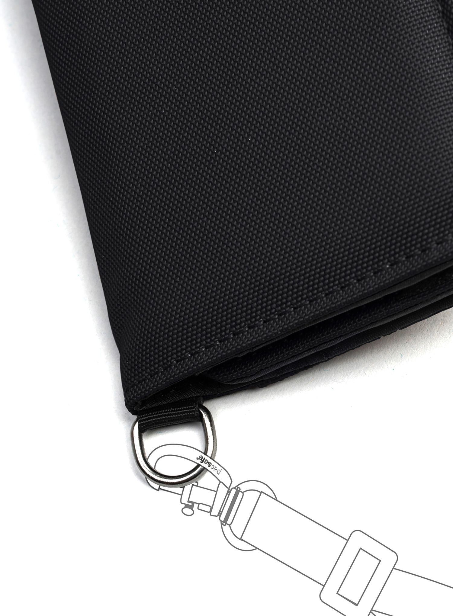 Гаманець Pacsafe RFIDsafe Trifold Wallet - black