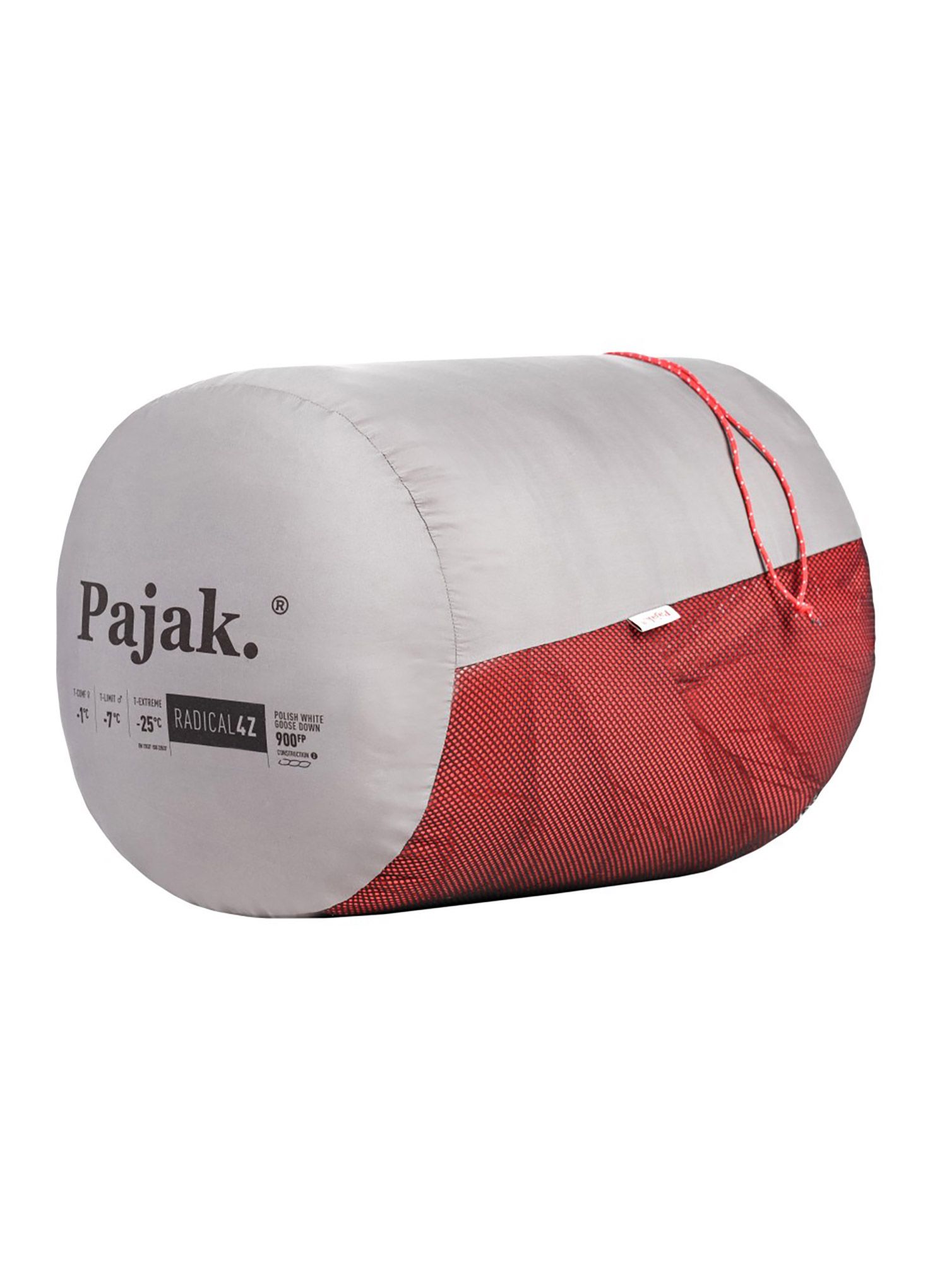 Спальний мішок пуховий Pajak Radical 4Z (165 cm) - red